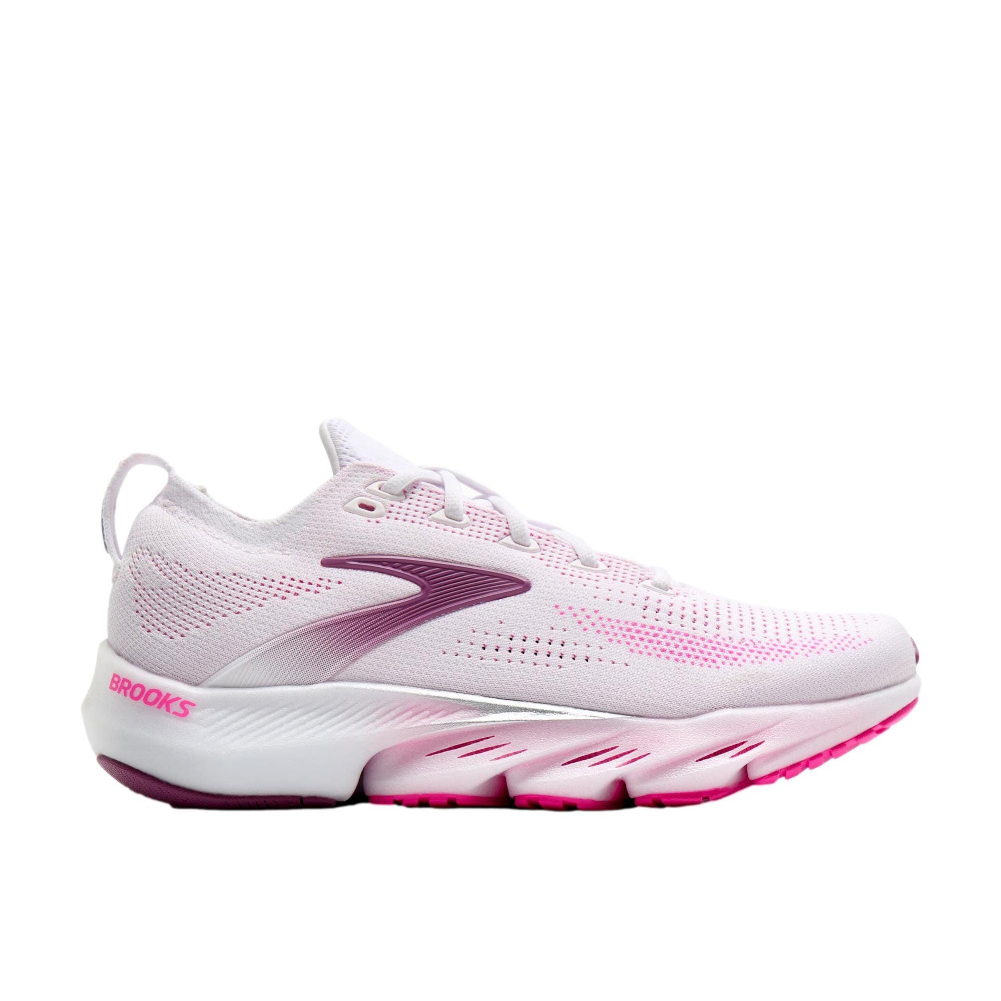 Brooks Glycerin Flex White / Cyber Pink / Argyle 120467 1B 136 Size US 11 / IT 41 - 1 Thumbnail