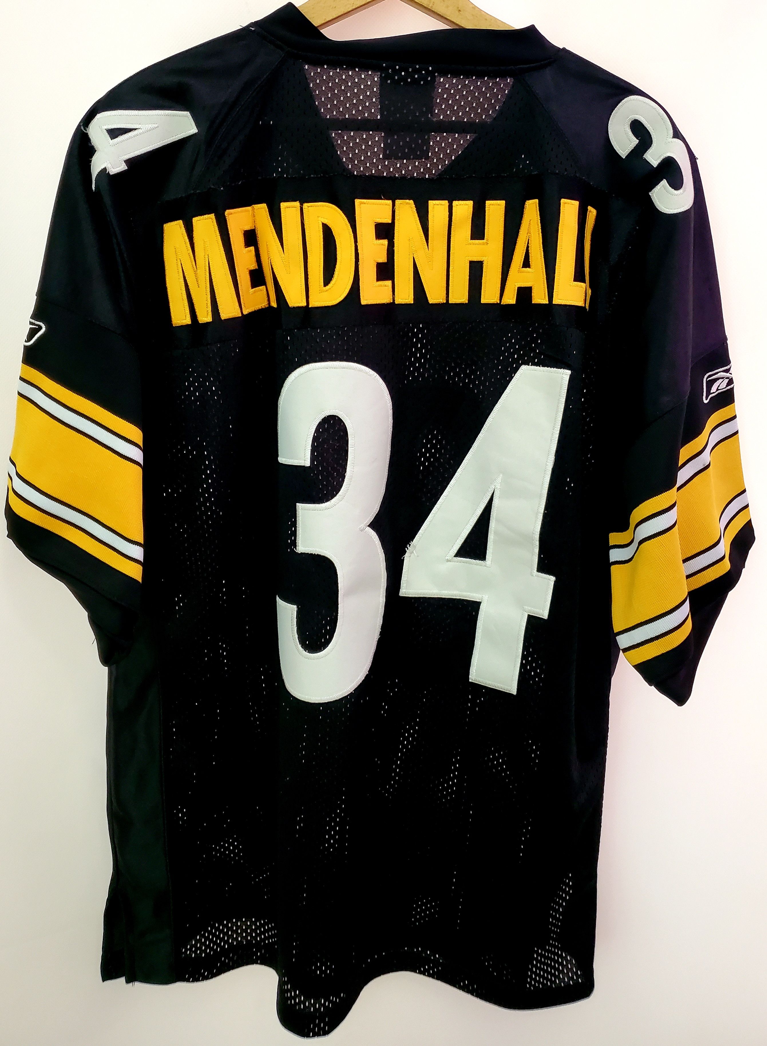 NFL × Reebok × Vintage RASHAD MENDENHALL #34 PITTSBURGH STEELERS STITCHED JERSEY L Size US L / EU 52-54 / 3 - 2 Thumbnail