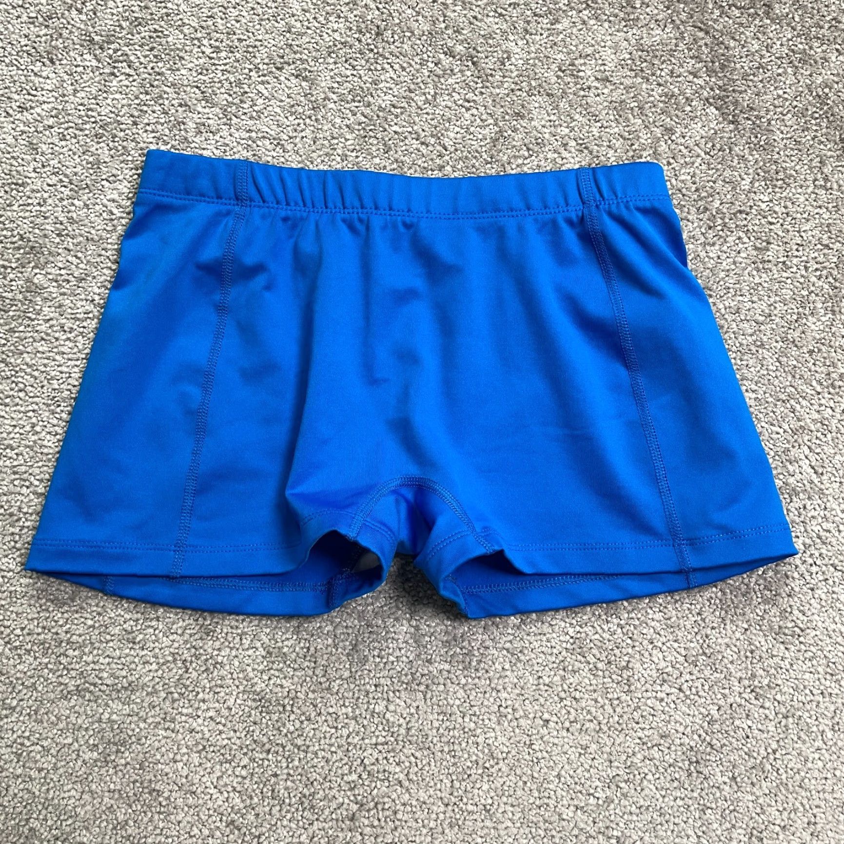 Vintage BCG Active Compression Shorts Juniors Medium Blue Athletic Running Yoga Gym 24x3 Size 24" / US 00 / IT 34 - 2 Thumbnail