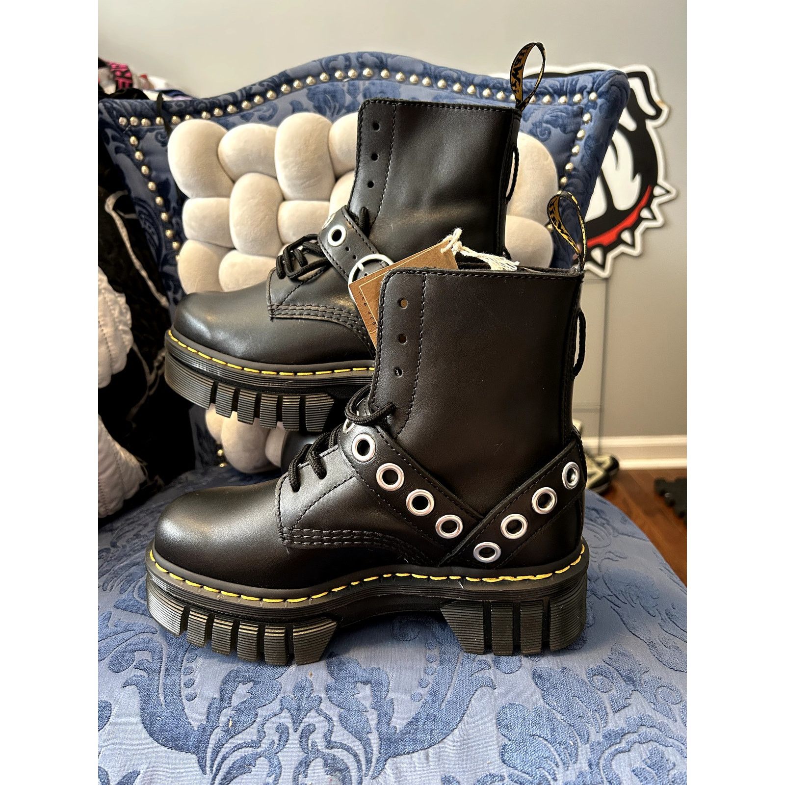 Dr. Martens Dr Martens Audrick Hardware Platform Boots Size 8/EU 39 NWT Size US 8 / IT 38 - 2 Thumbnail