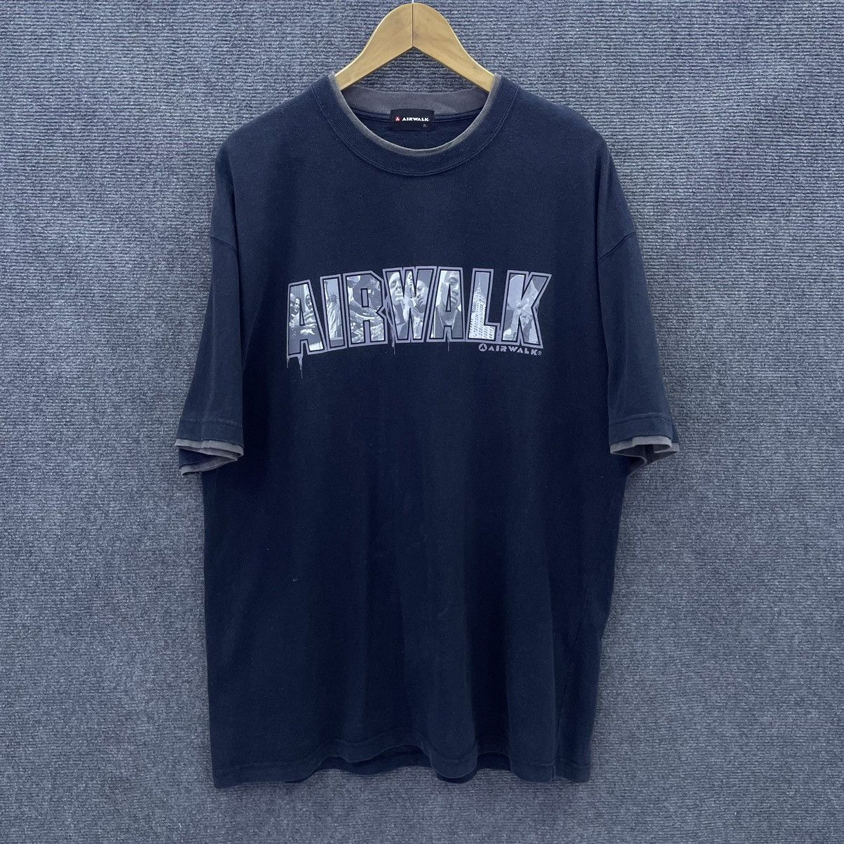 Airwalk × Vintage Vintage 2000s Airwalk Skater T Shirt Size US XL / EU 56 / 4 - 1 Thumbnail