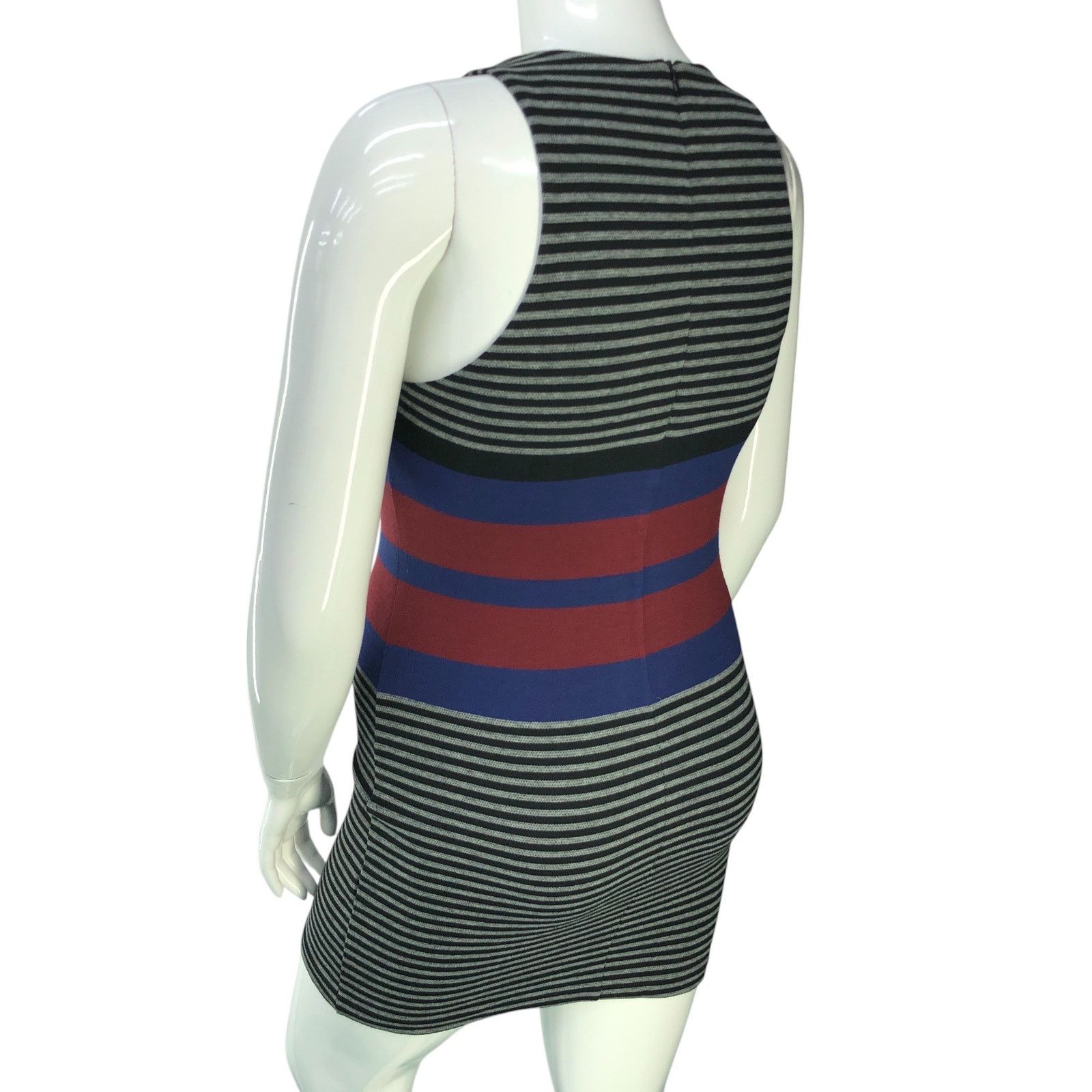 Amanda Uprichard Amanda Uprichard Size M Dress Knit Bodycon Sleeveless Stripe Size M / US 6-8 / IT 42-44 - 6 Thumbnail