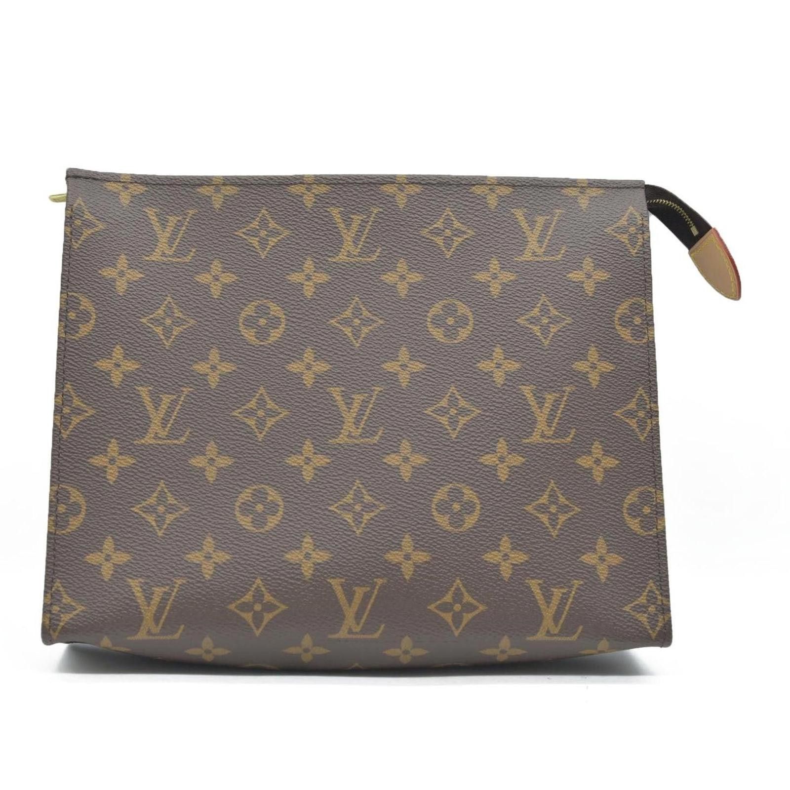 Louis Vuitton $1290 Louis Vuitton Monogram Toiletry Pouch 26 Pink RFID Size ONE SIZE - 5 Thumbnail