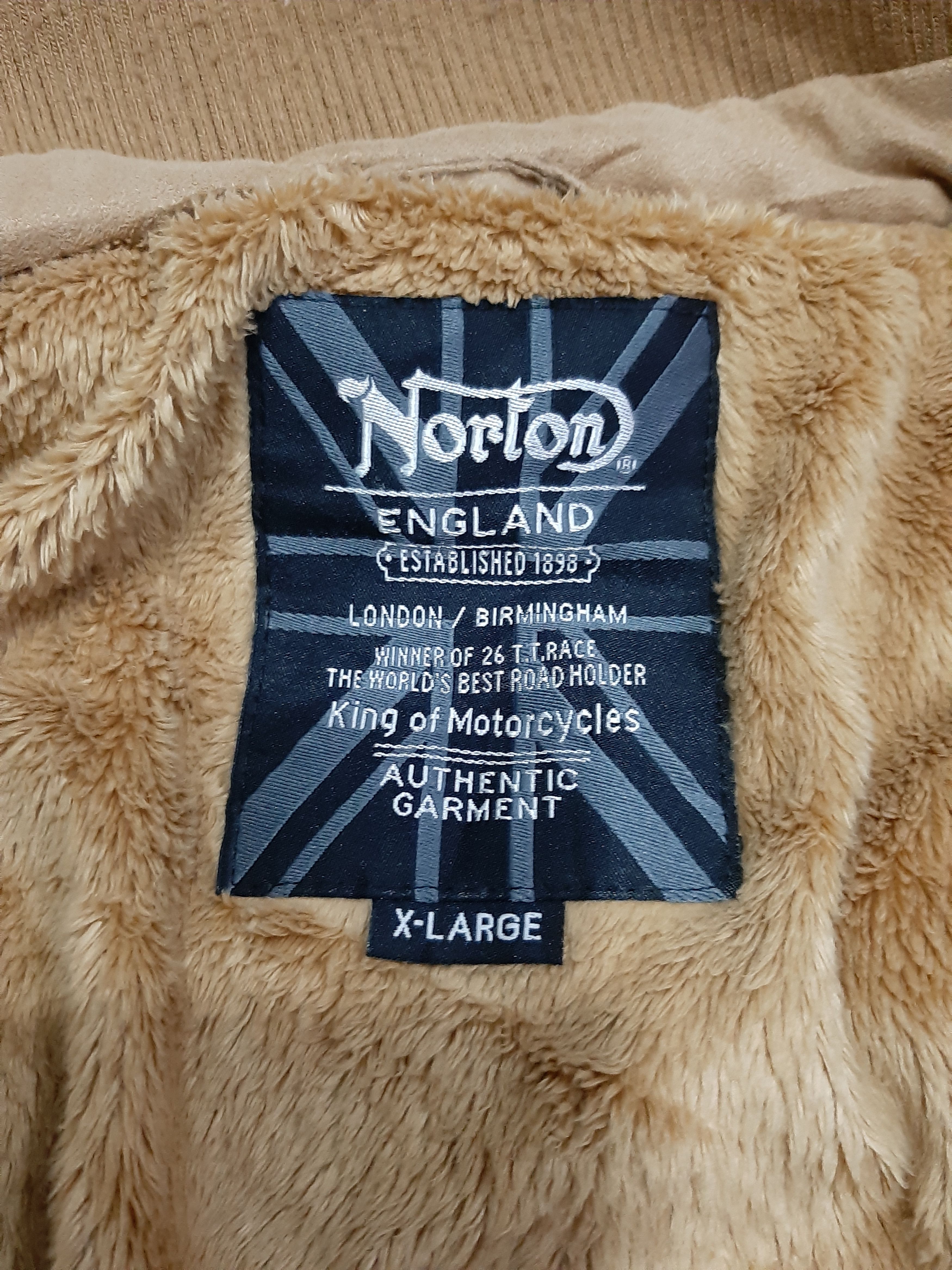 Norton Vintage Norton England 1898 King Of Motorcycle Jacket Hoodie Size US L / EU 52-54 / 3 - 7 Thumbnail