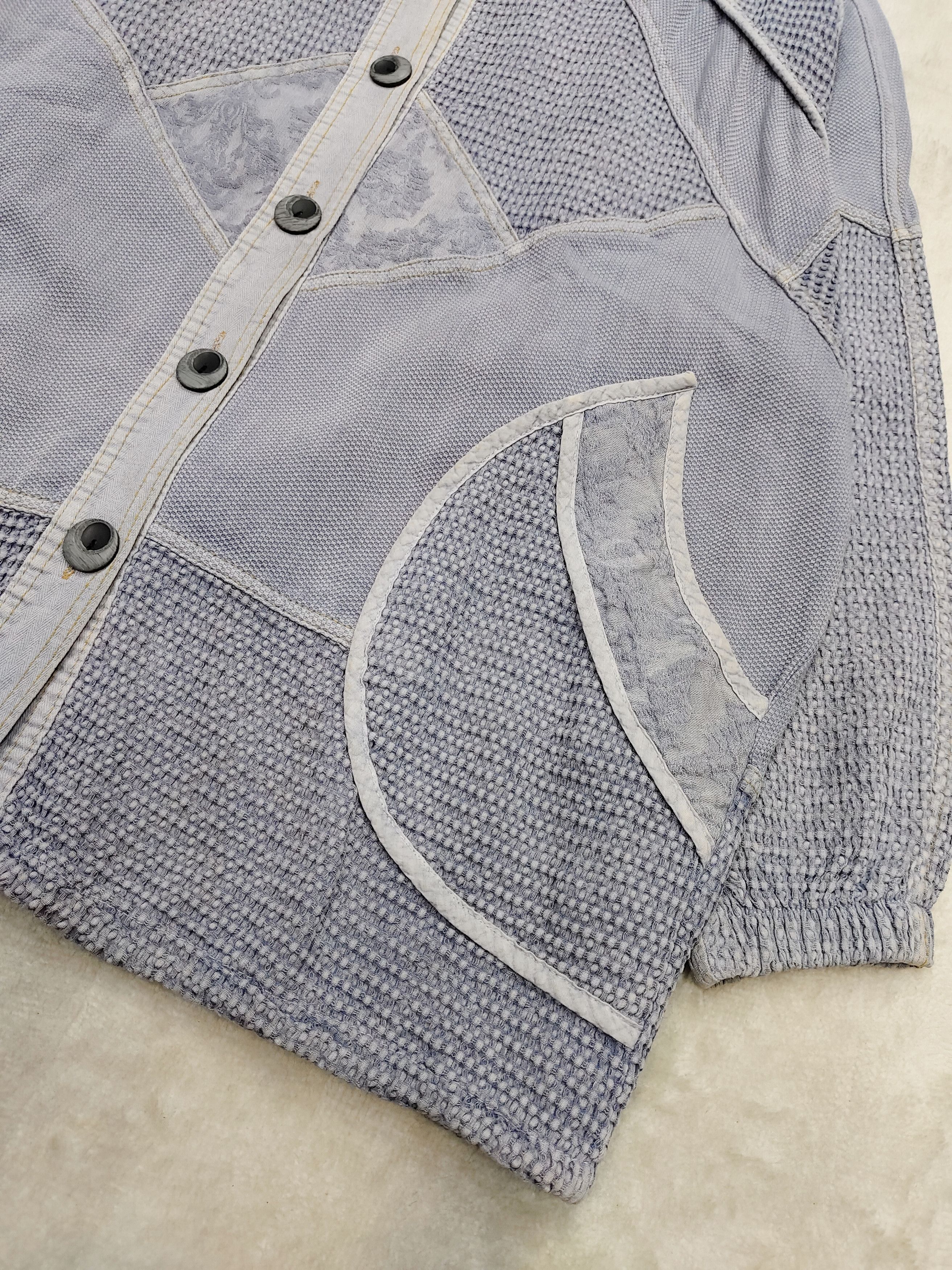 Cabane De Zucca- Archive Textured Patchwork Utility Jacket