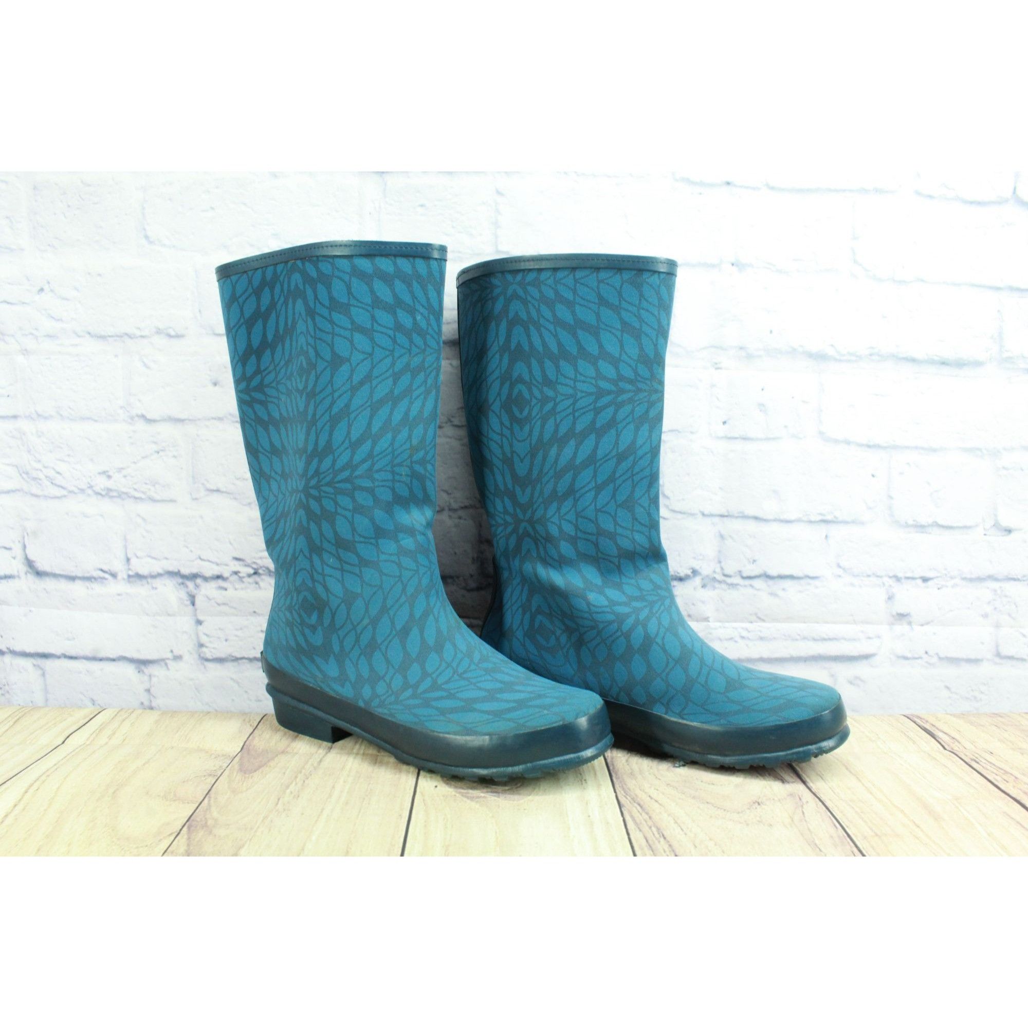 L.L. Bean LL Bean Wellie Women's Pull On Waterproof Tall Rain Boots Size US 11 / IT 41 - 3 Thumbnail