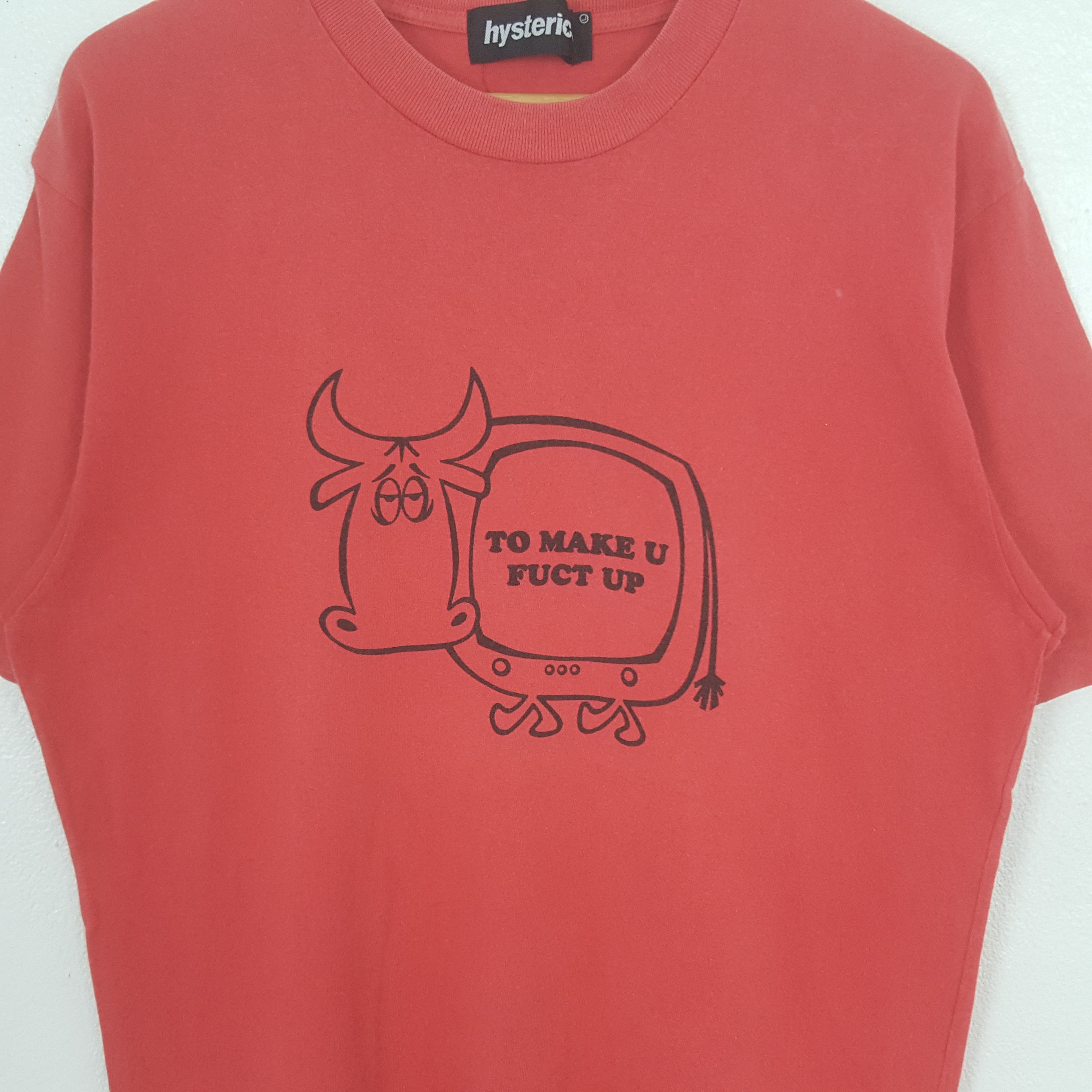 Hysteric Glamour Vintage Hysteric Glamour Japanese Parody Fuct Tshirt C312N80 Size US L / EU 52-54 / 3 - 2 Thumbnail