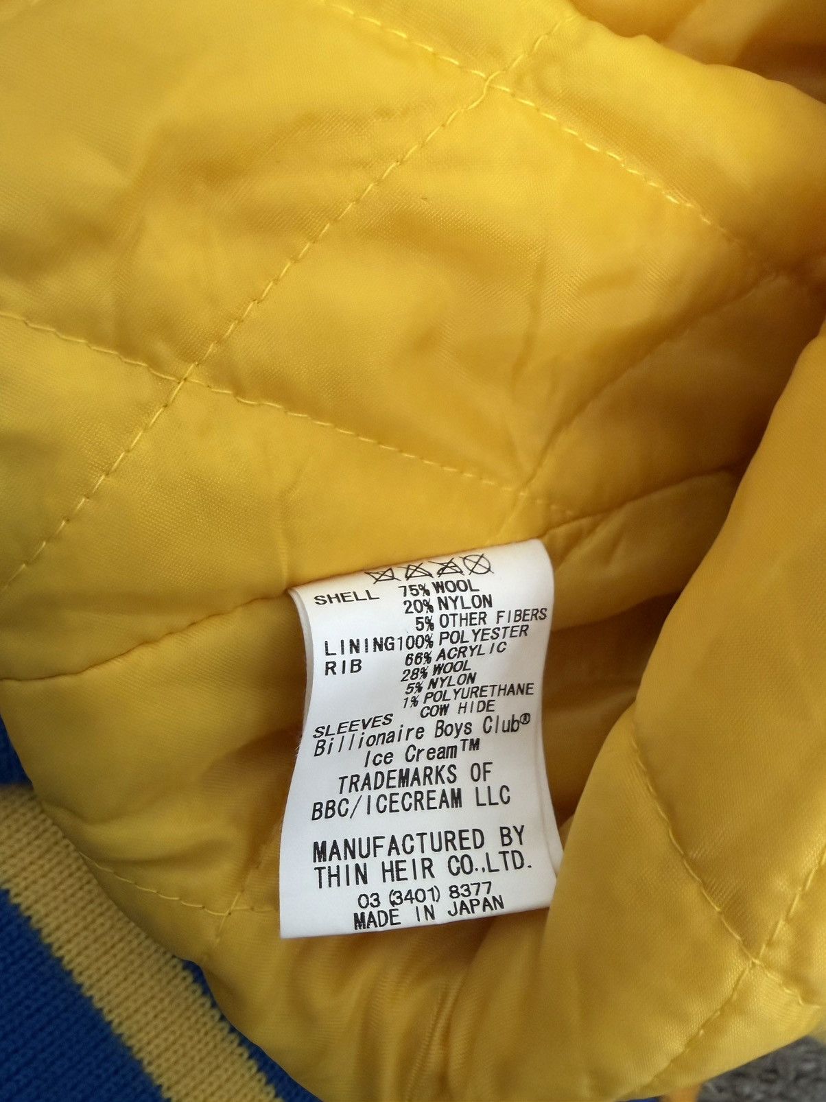 Billionaire Boys Club Billionaire Boys Club Ice Cream Cone Man Leather Varsity Size US L / EU 52-54 / 3 - 5 Thumbnail