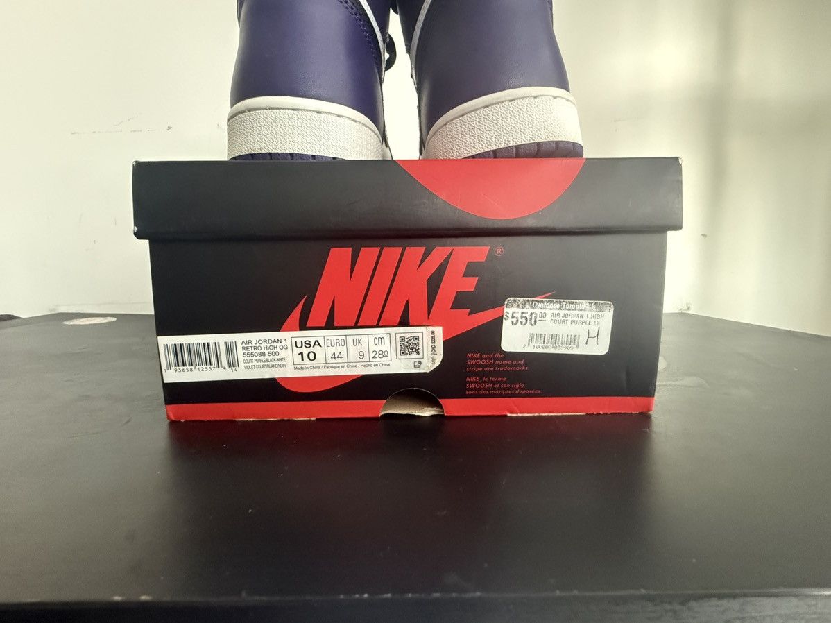 Jordan Brand Jordan 1 court purple Size US 10 / EU 43 - 6 Thumbnail