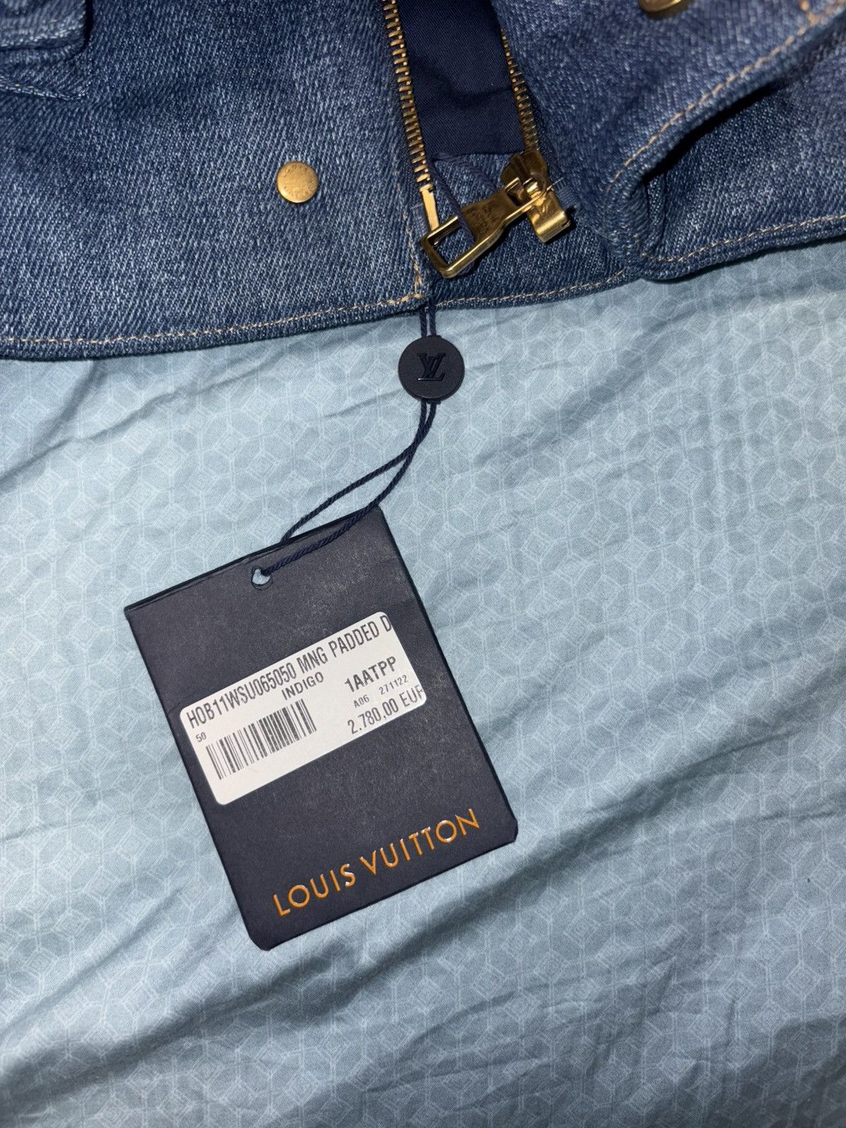 Louis Vuitton Louis Vuitton Denim Padded Jacket Size US M / EU 48-50 / 2 - 5 Thumbnail