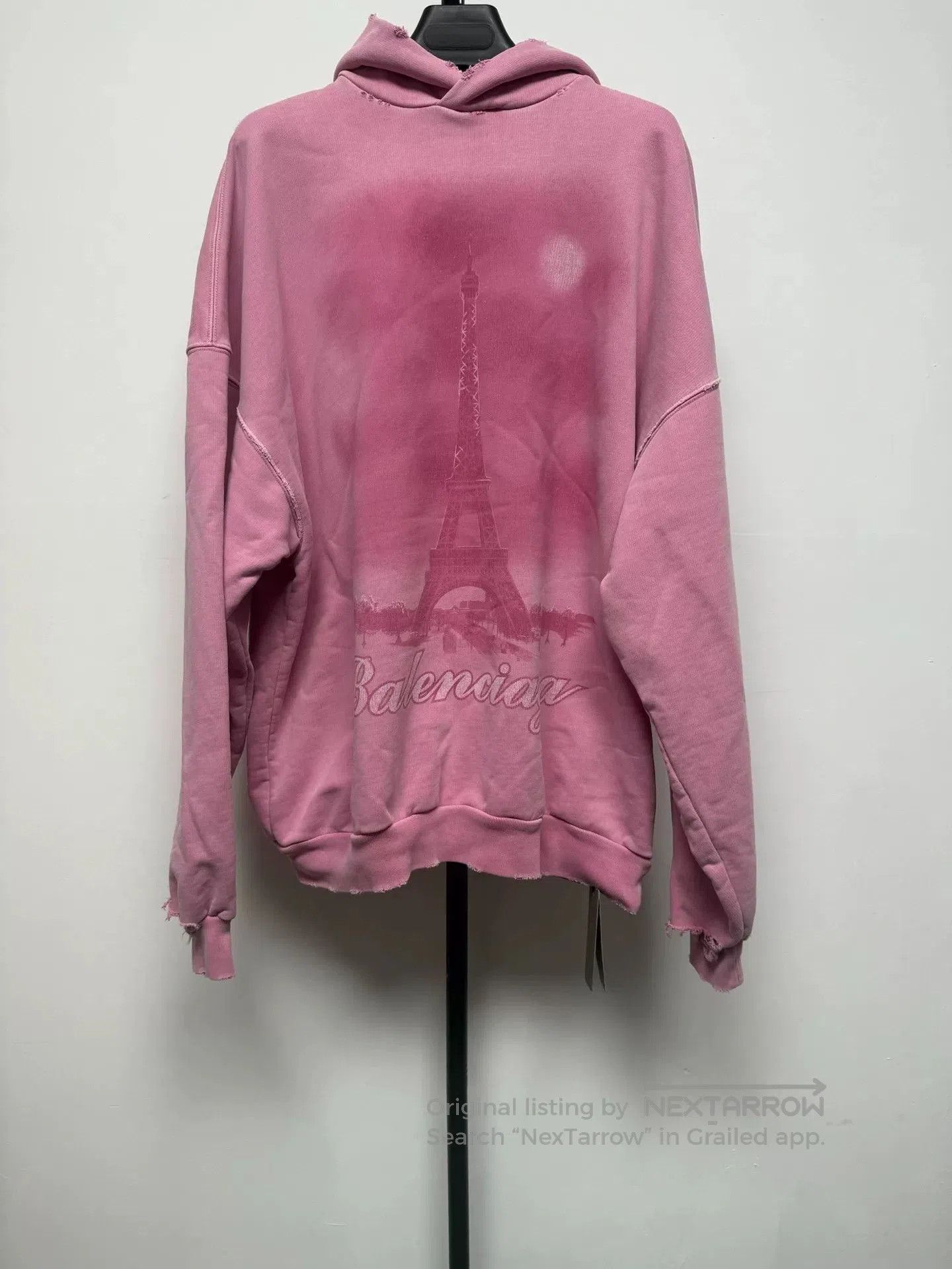 Balenciaga Balenciaga Letter Architectural Print Hooded Sweatshirt. Size S / US 4 / IT 40 - 1 Thumbnail