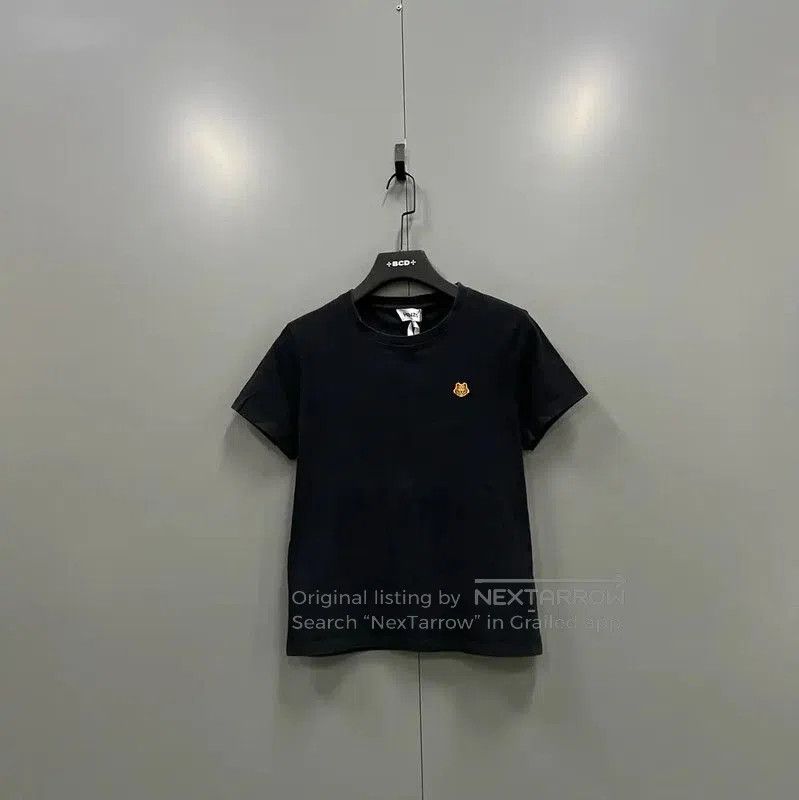 Kenzo KENZO Black Cotton Logo Short Sleeve T-Shirt . Size XXS / US 00 / IT 34 - 1 Thumbnail