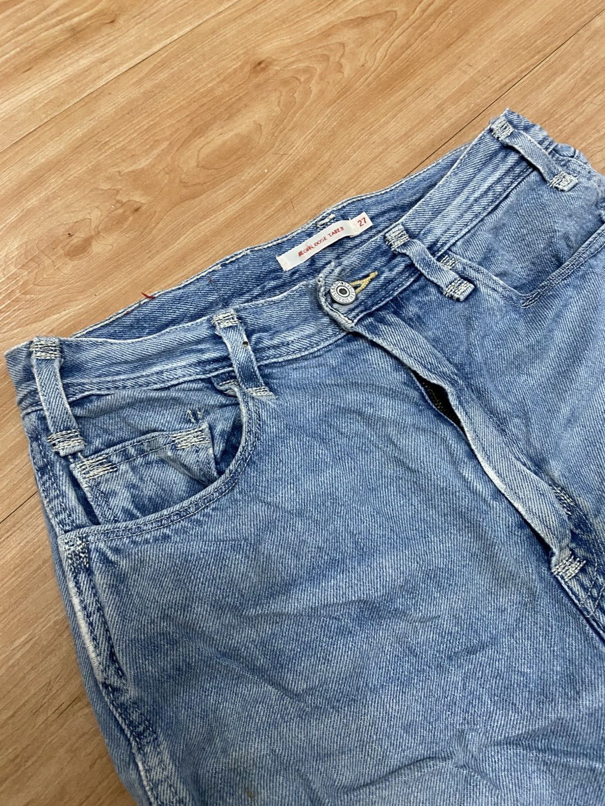 Japanese Brand × Levi's × Vintage Vintage Levis red high loose taper style Size US 30 / EU 46 - 5 Thumbnail