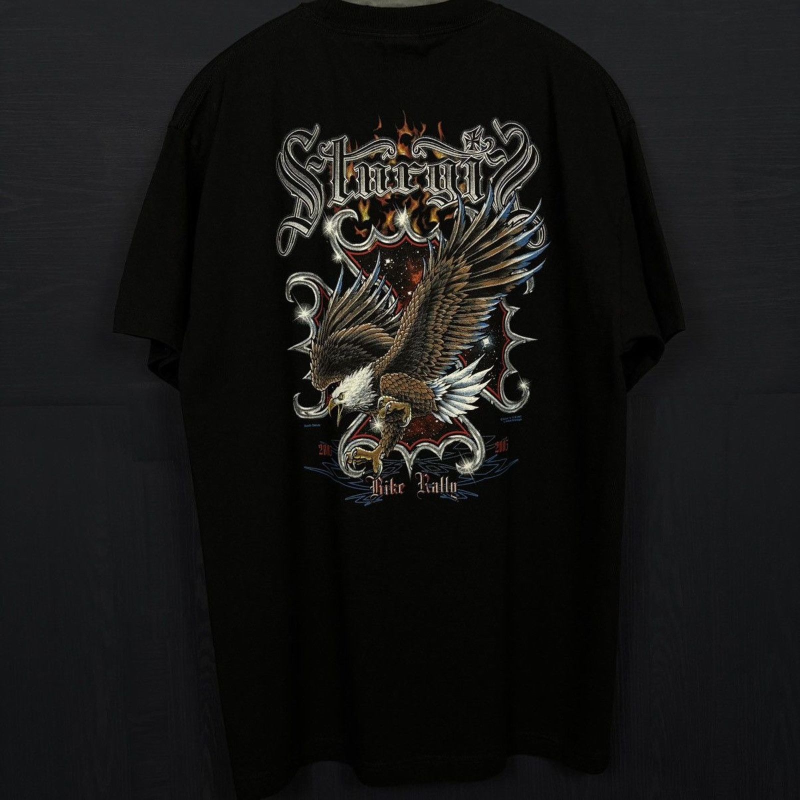 Harley Davidson × Japanese Brand × Vintage 🇺🇸2005 STURGIS RALLY Eagle T Size US L / EU 52-54 / 3 - 2 Thumbnail
