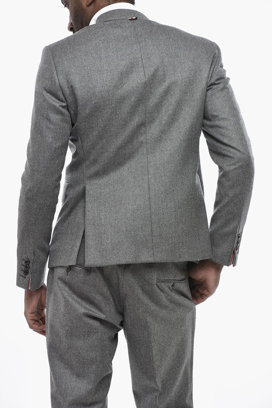 Thom Browne og1mm0426 3-Button Wool Suit in Grey Size US L / EU 52-54 / 3 - 5 Thumbnail