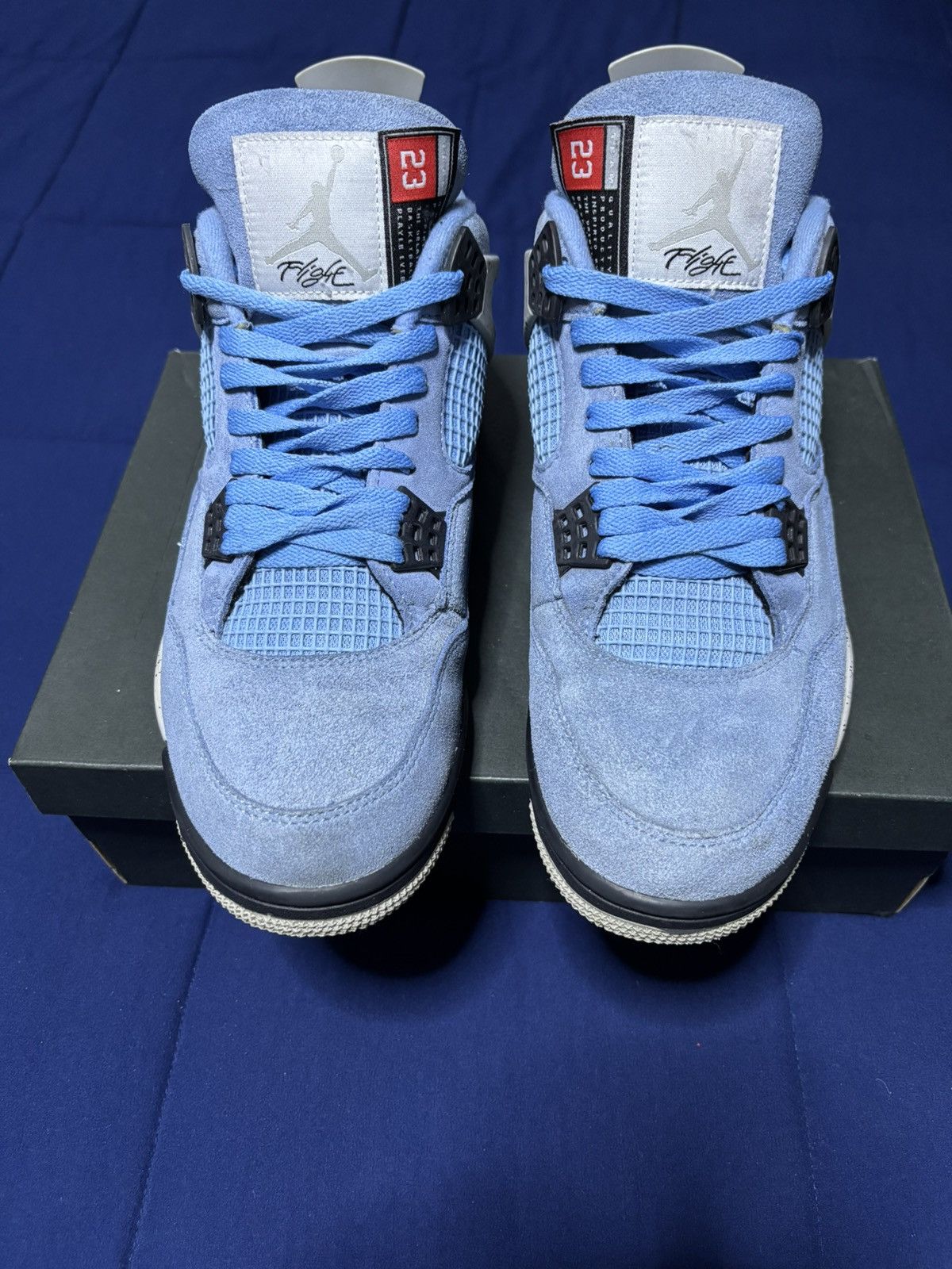 Jordan Brand Jordan 4 Retro University Blue 2021 Size 12 Size US 12 / EU 45 - 1 Thumbnail