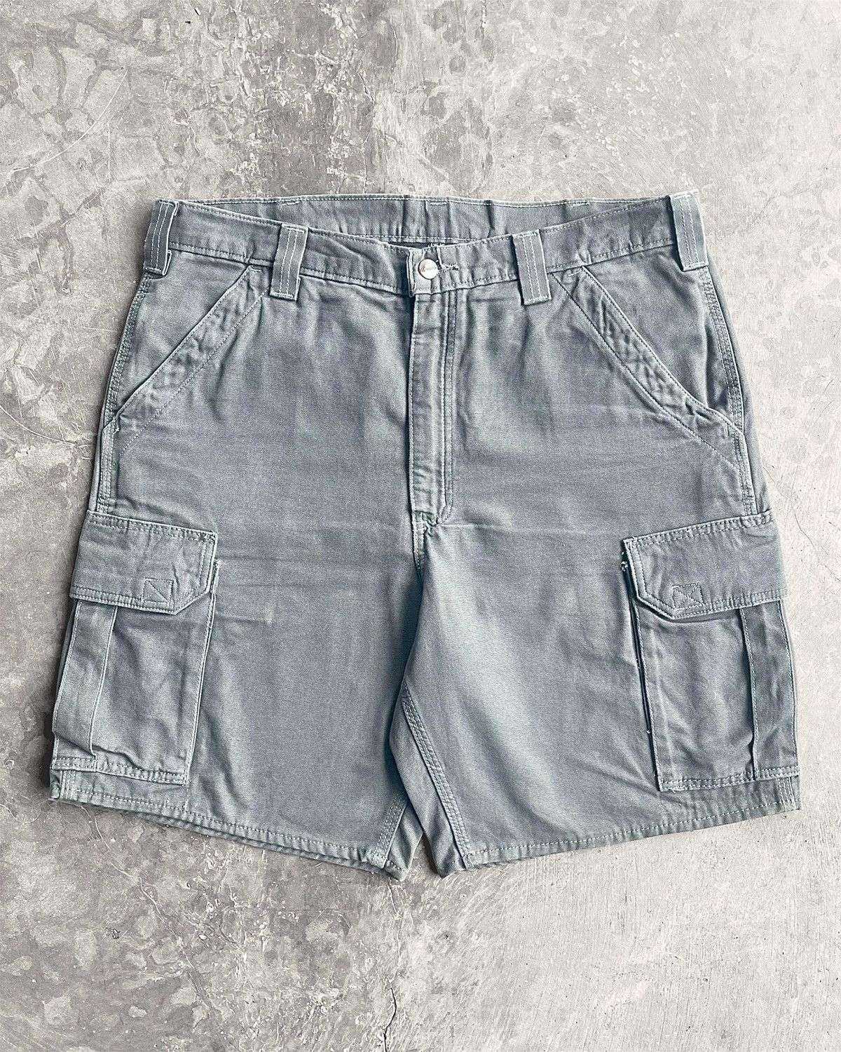 Carhartt VINTAGE DARKMOS CARHARTT SHORT CARGO PANT B182-DMS Size US 36 / EU 52 - 3 Thumbnail