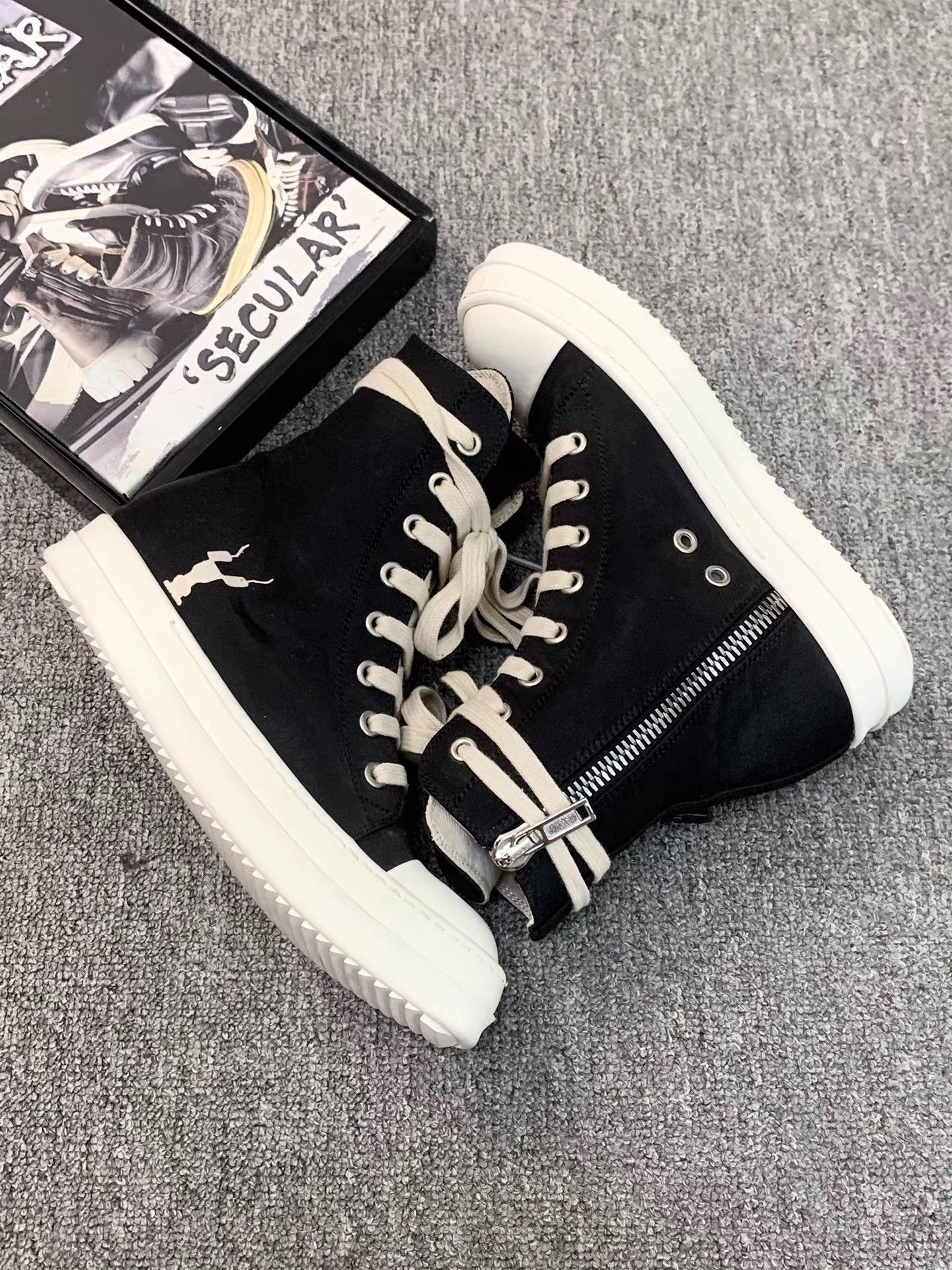 Rick Owens Rick Owens Drkshdw Satin Classic Big Converse K34 Size US 6.5 / IT 36.5 - 5 Thumbnail