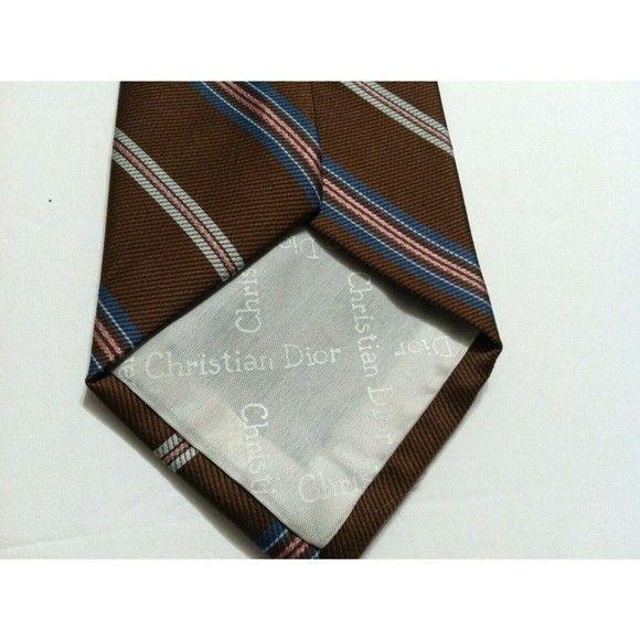 Christian Dior Monsieur CHRISTIAN DIOR VINTAGE MENS 95%POLYESTER 5%SILK TIE WIDTH:3" Size ONE SIZE - 3 Thumbnail