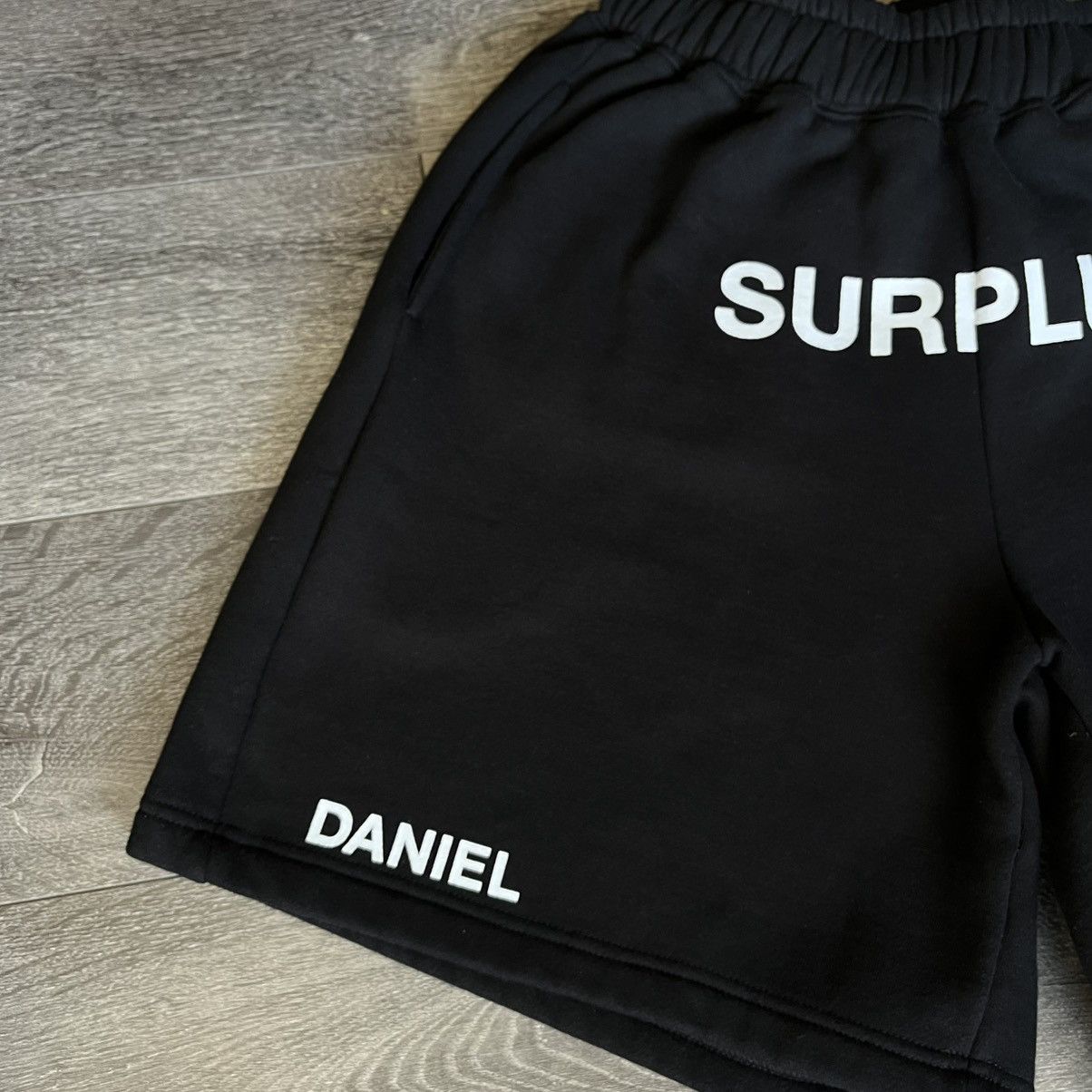 Daniel Patrick Daniel Patrick Surplus Logo Sweatshorts Black White Size XL Size US 30 / EU 46 - 4 Thumbnail