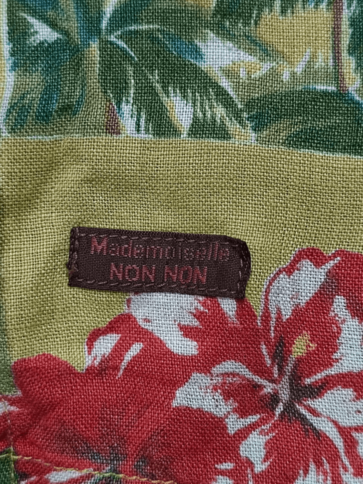 Mademoiselle Non Non Vintage Mademoiselle NON NON Hawaiian Open Collar Shirt Size M / US 6-8 / IT 42-44 - 5 Thumbnail
