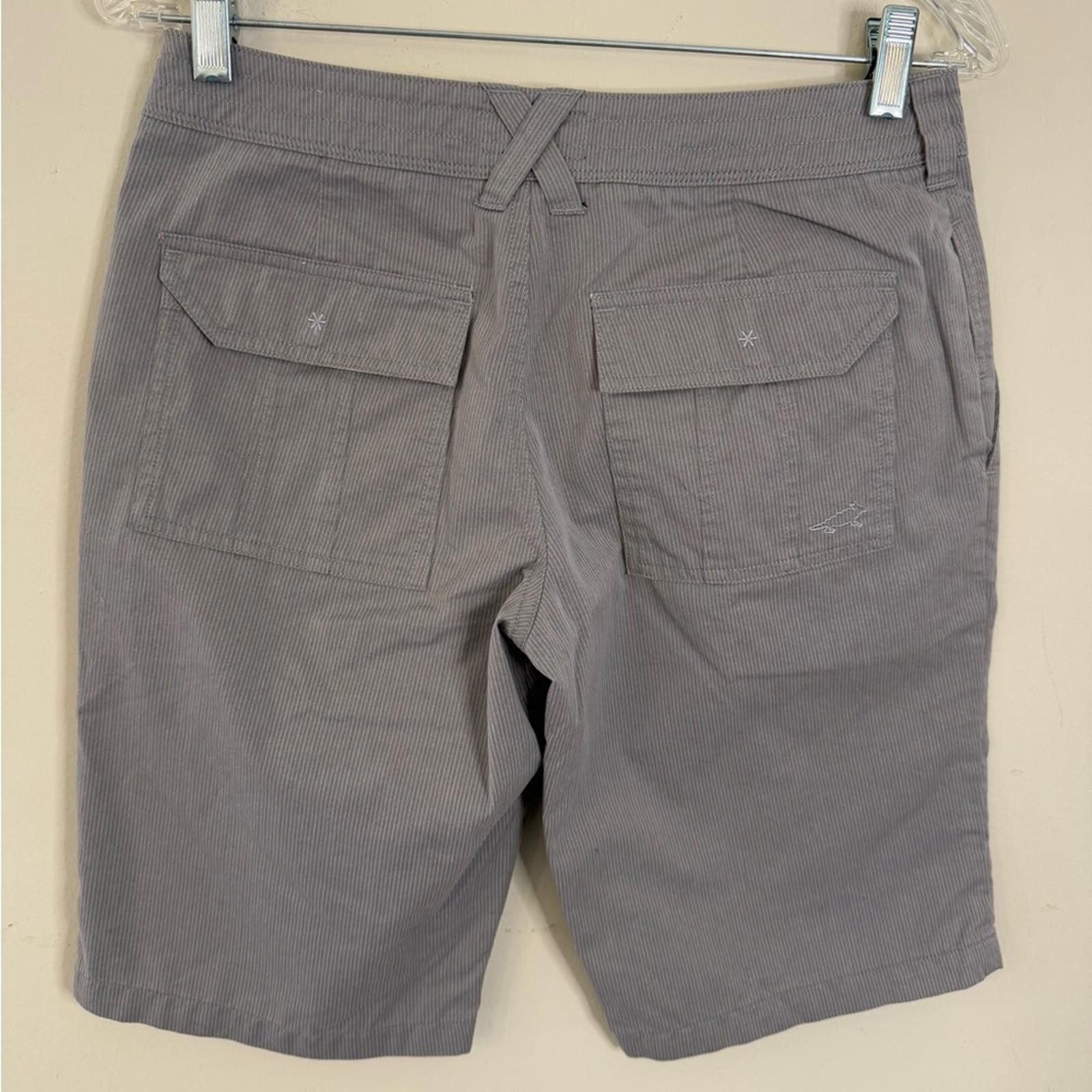 Other Horny Toad gray & white striped chino golf shorts 30” waist Size US 30 / EU 46 - 2 Thumbnail