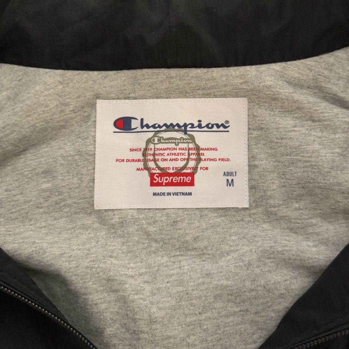 Champion × Supreme Supreme x Champion Track Jacket (black) Size US M / EU 48-50 / 2 - 4 Thumbnail