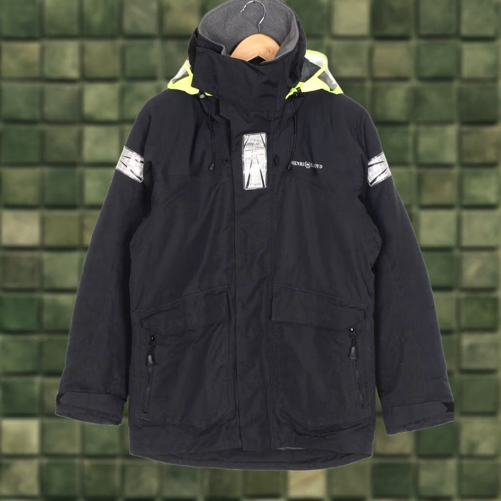 Henri Lloyd Henri Lloyd TP2 Offshore Sailing Jacket Men Hooded Padded Yachting MJ6220 Size M Dark Blue Size US L / EU 52-54 / 3 - 1 Thumbnail