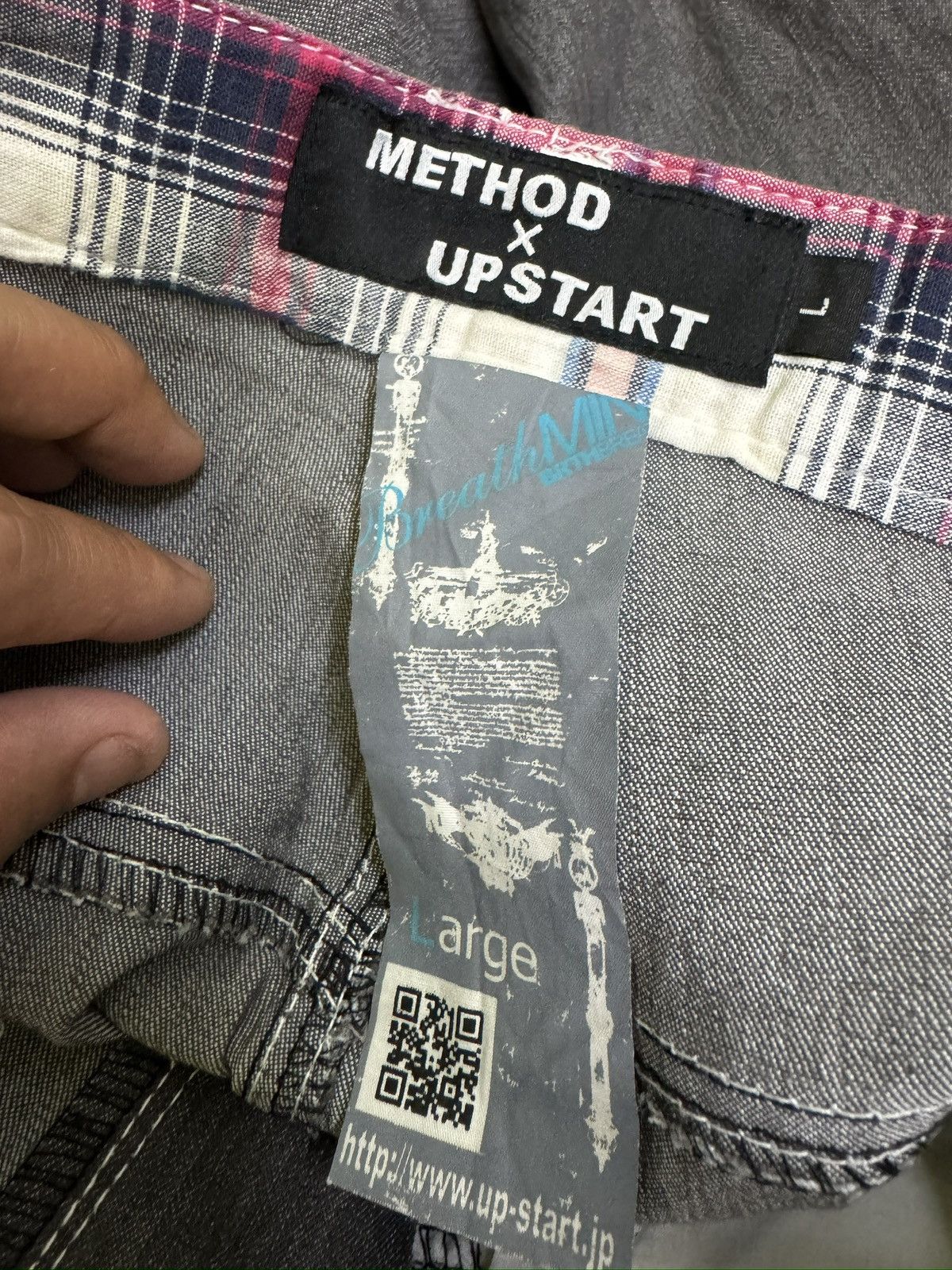 Vintage Vintage METHOD X UPSTART Curve Leg Casual Pants Size US 31 - 13 Thumbnail