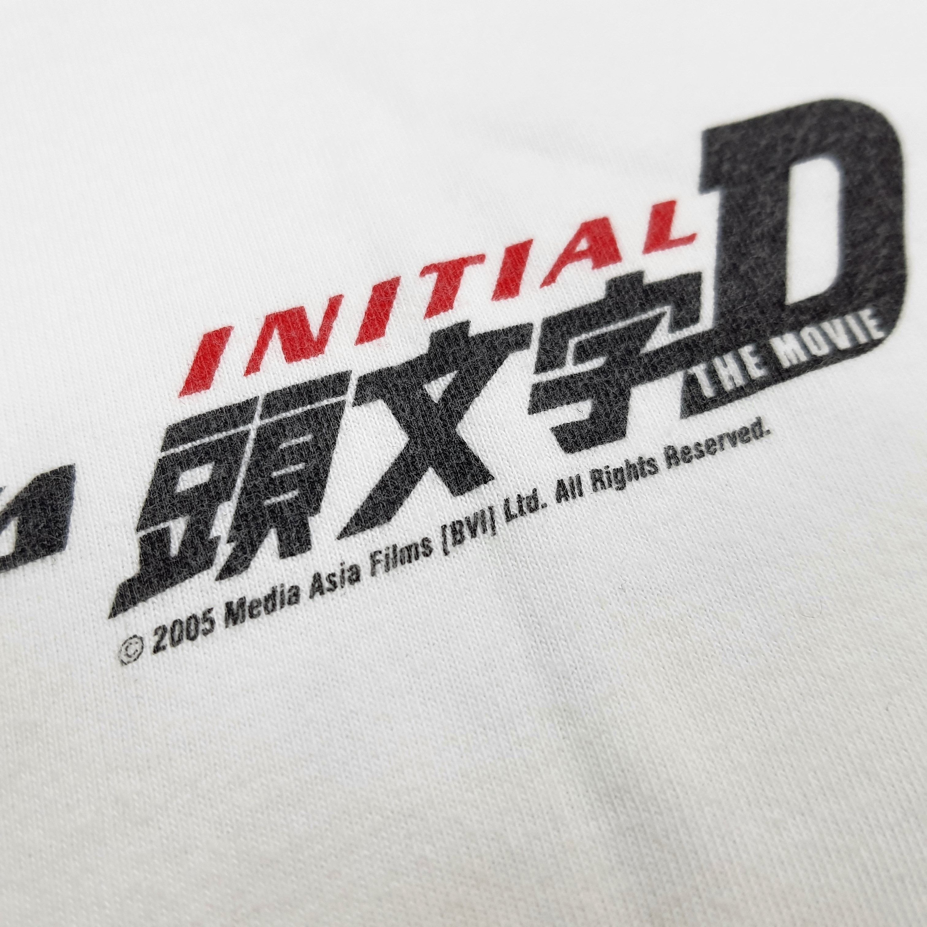 Japanese Brand Vintage Initial D Japanese Movie Racing T-shirt Size US M / EU 48-50 / 2 - 3 Thumbnail