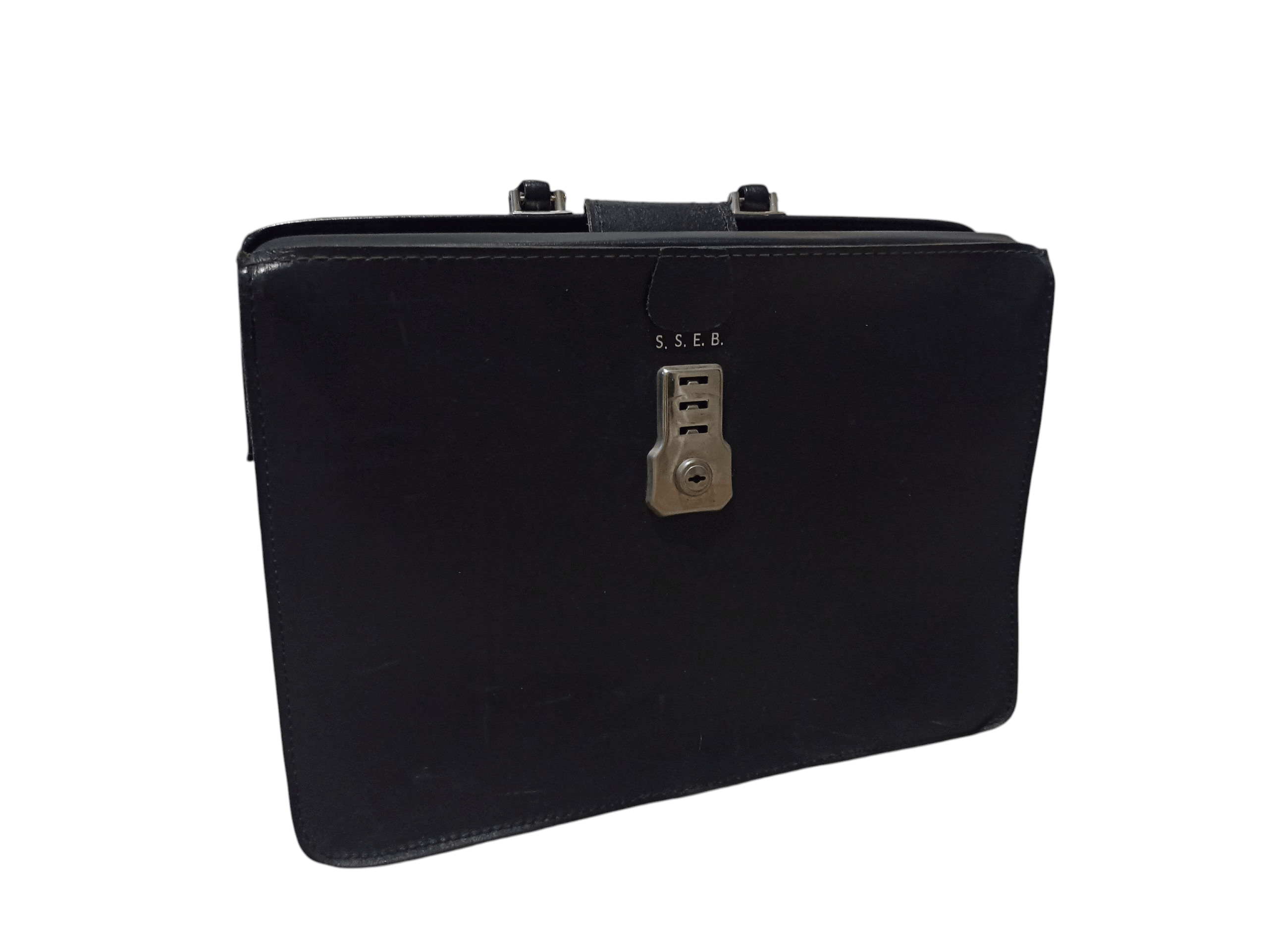 Cheaney Cheney England Vintage Briefcase w/ S.S.E.B.– Rare 1960s Size ONE SIZE - 2 Thumbnail