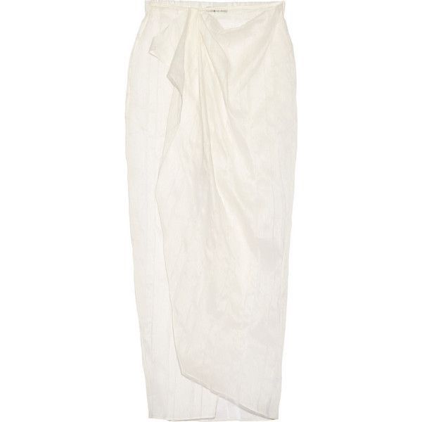 Baja East Transparent maxi skirt Size 28" / US 6 / IT 42 - 11 Thumbnail