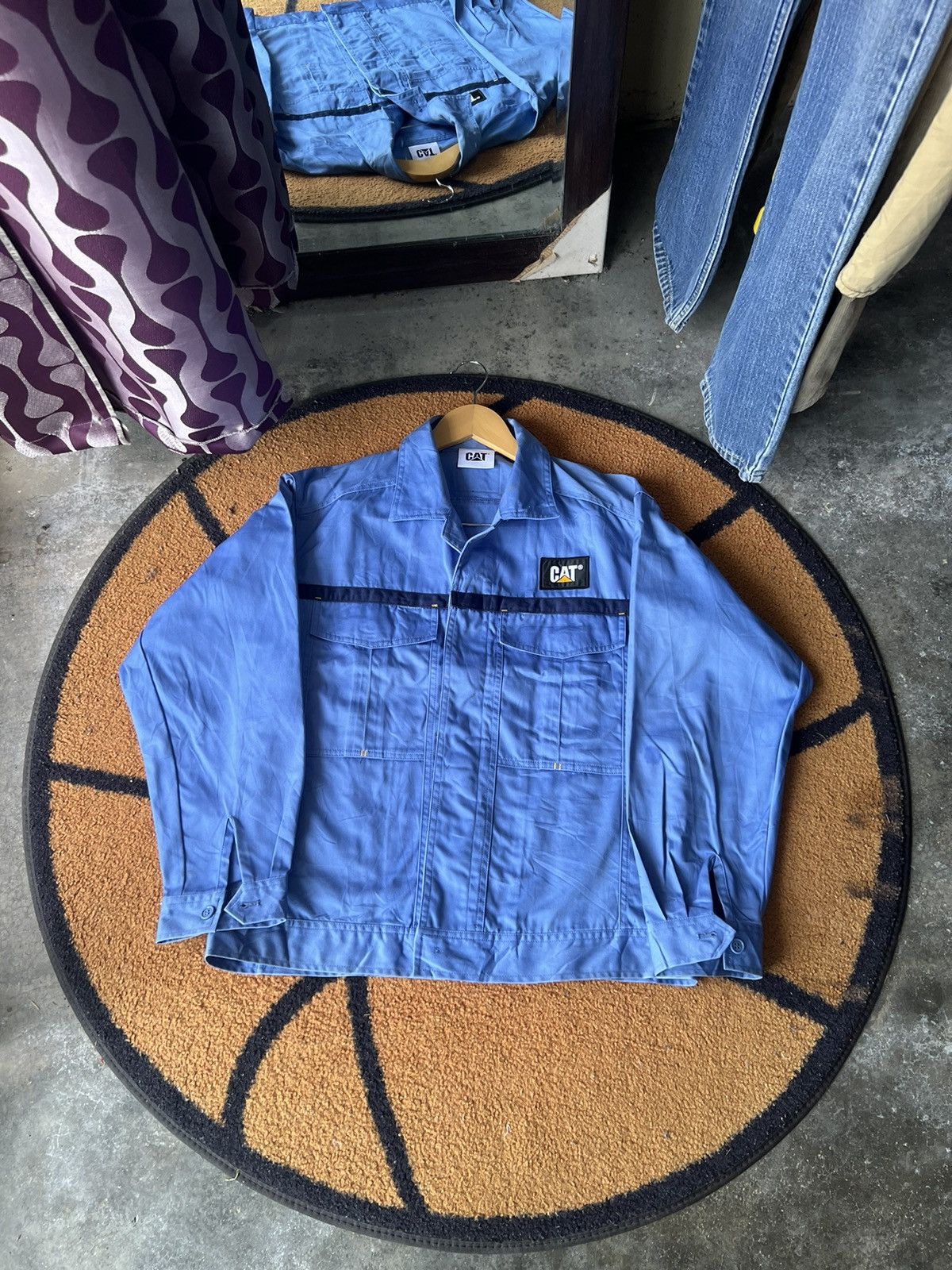🔥Caterpillar Button Uniform Work Jacket