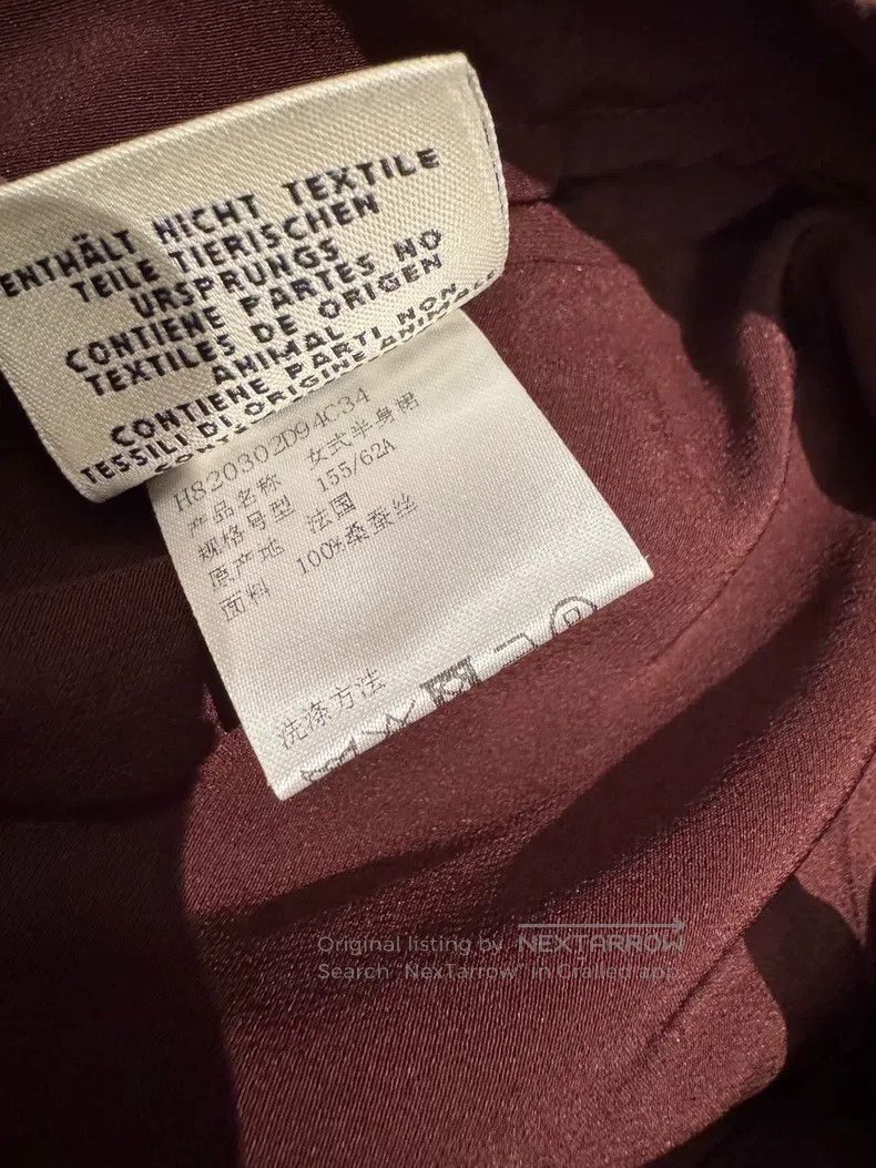Hermes Hermes Silk skirt Size 42" / US 20 - 6 Thumbnail