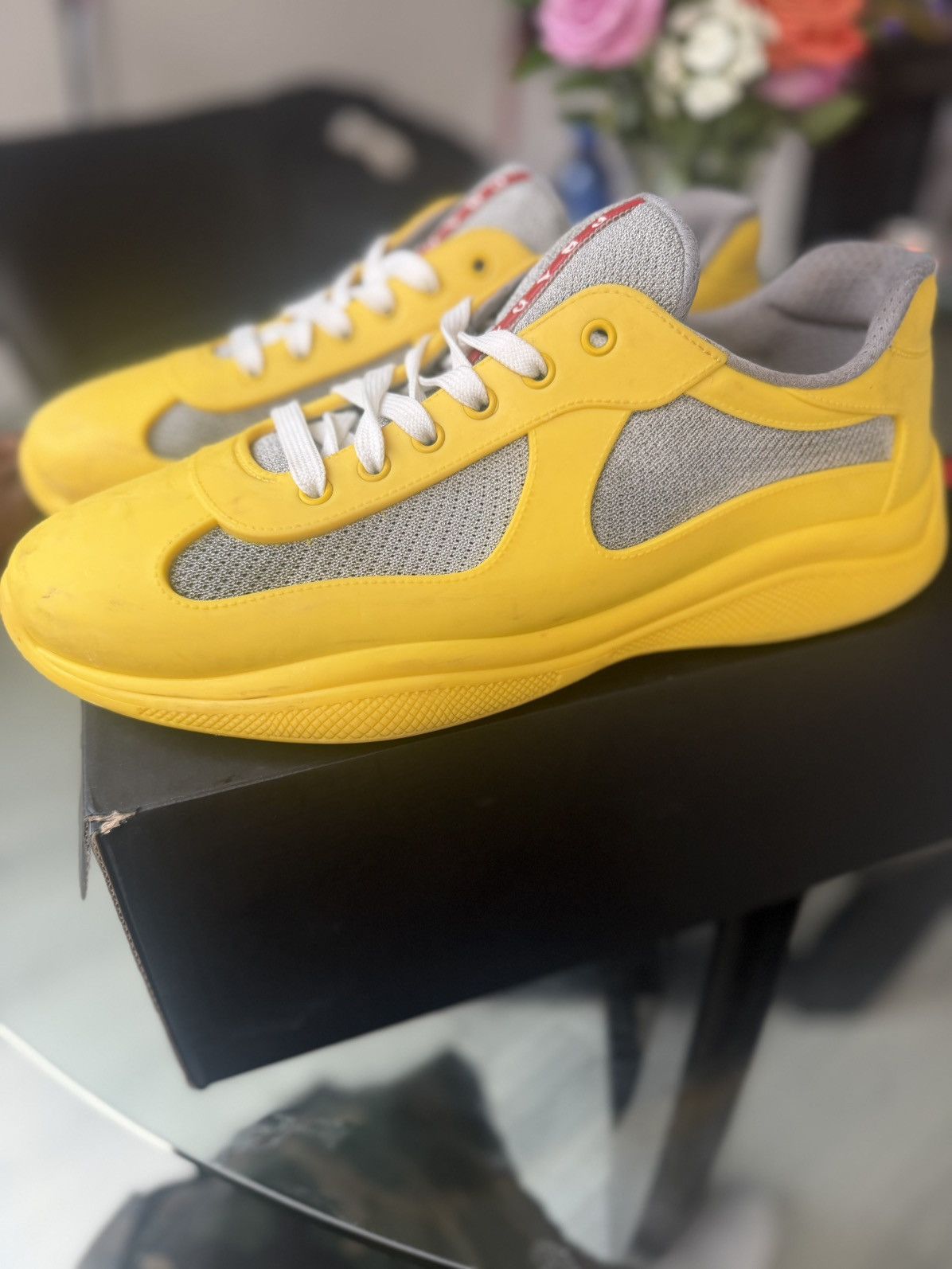 Prada Rubber yellow prada 🐥 Size US 11 / EU 44 - 5 Thumbnail