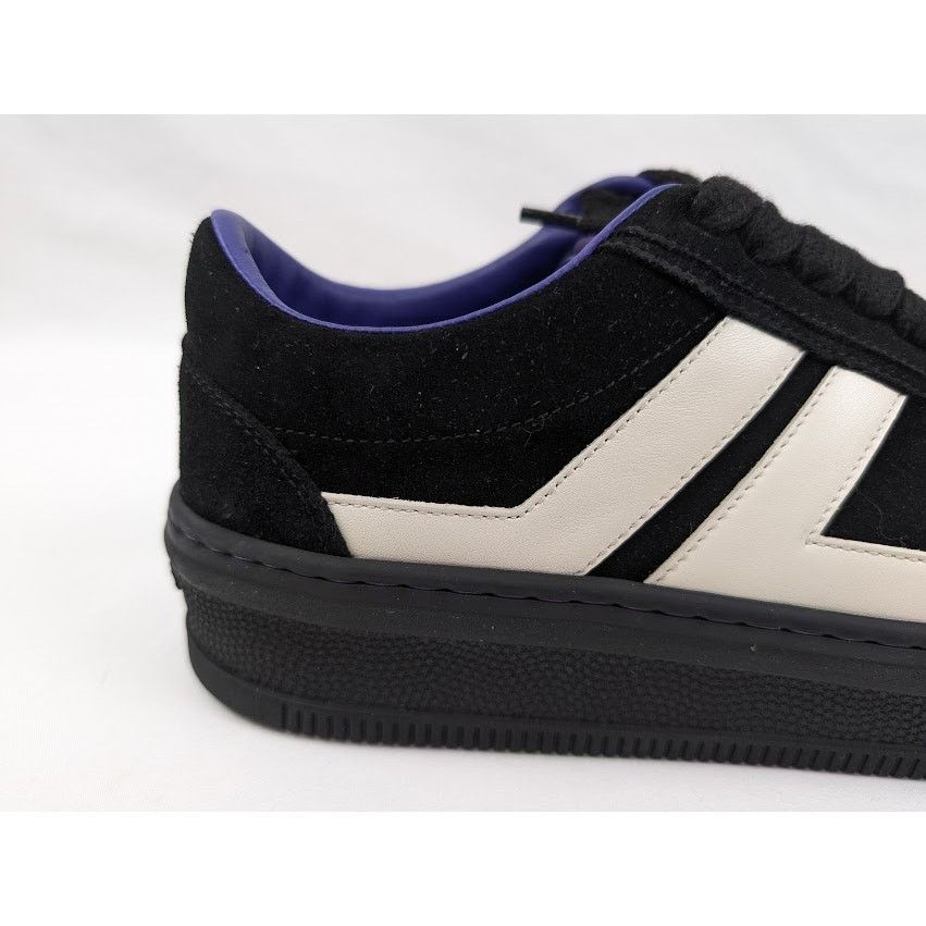 Lanvin o1rshd1 High Sole Low-Top Sneakers in Black/Off White Size US 9 / EU 42 - 3 Thumbnail