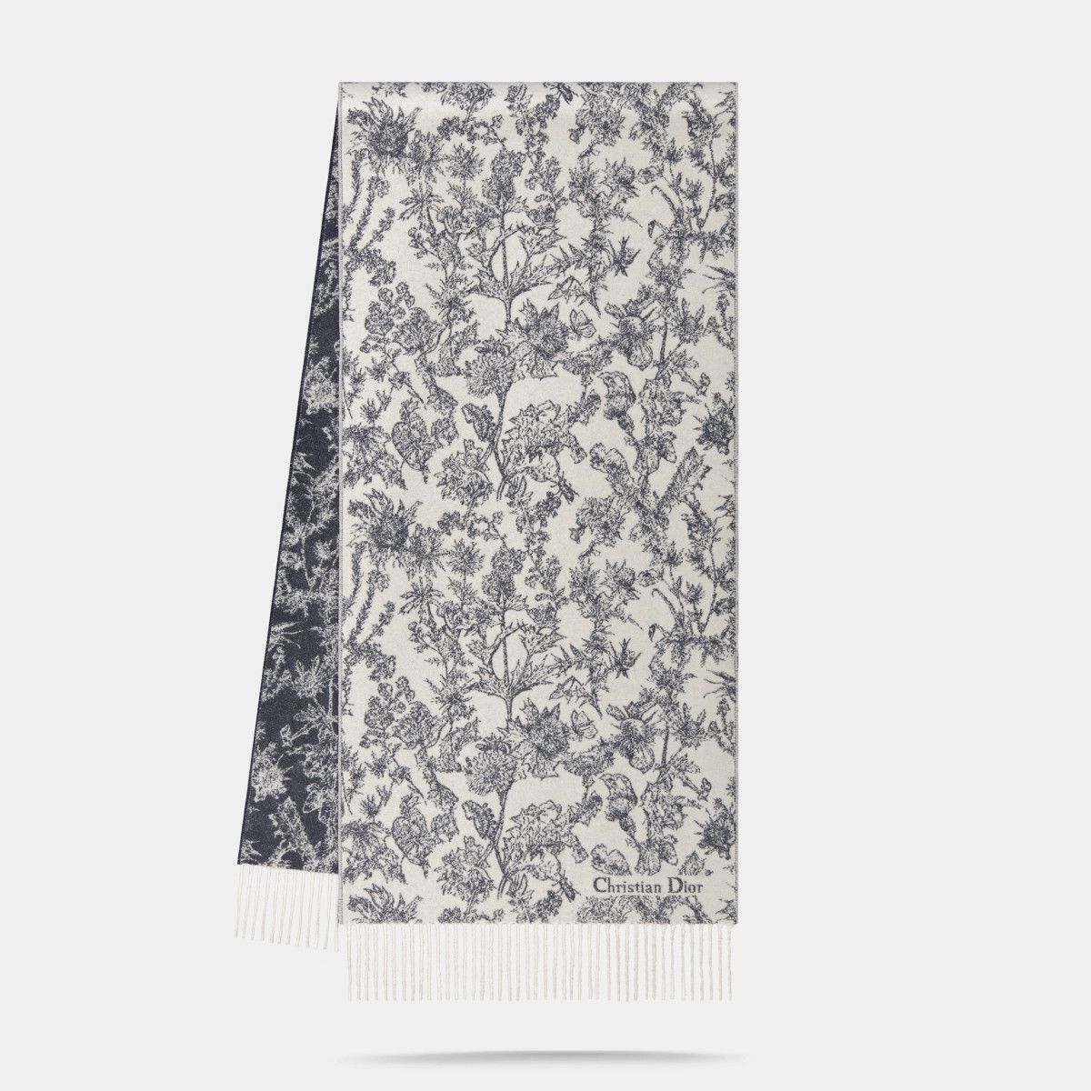 Dior o1bcso1str0226 Size:OS/Chardons Scarf in Nevy Blue Size ONE SIZE - 1 Thumbnail