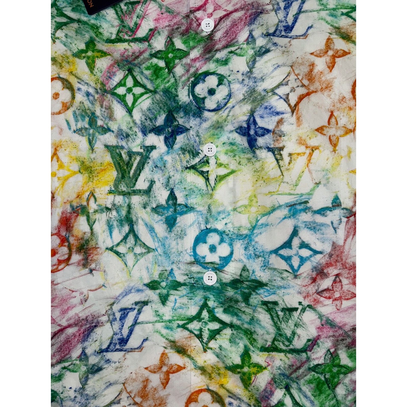 Louis Vuitton Louis Vuitton Pastel Multicolor Monogram Logo Short Sleeve Size US L / EU 52-54 / 3 - 7 Thumbnail