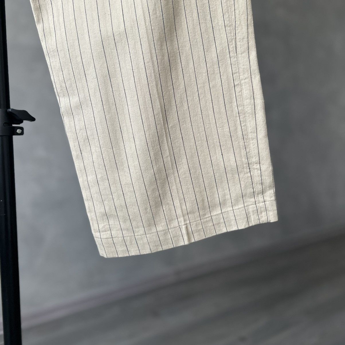 At Last & Co At Last & Co. Cork Striped Beige Trousers Size US 38 / EU 54 - 9 Thumbnail