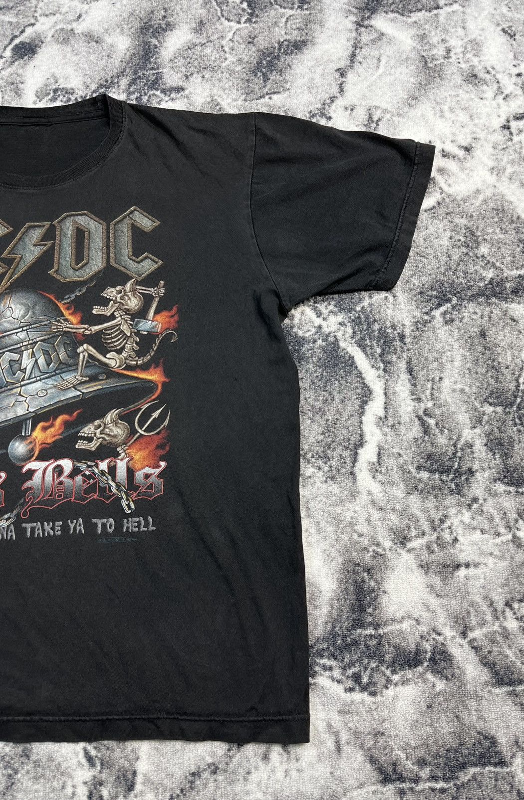 AC/DC ACDC Hells Bells Band Tee Big Graphic Black XL Size US XL / EU 56 / 4 - 3 Thumbnail