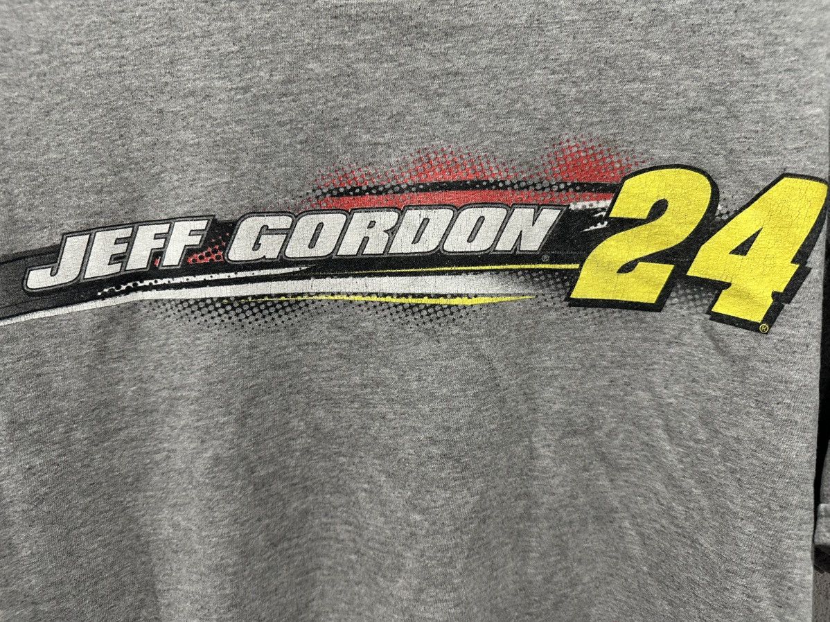 Vintage Jeff Gordon Drive To End Hunger Tee Size L Grey Size US L / EU 52-54 / 3 - 4 Thumbnail