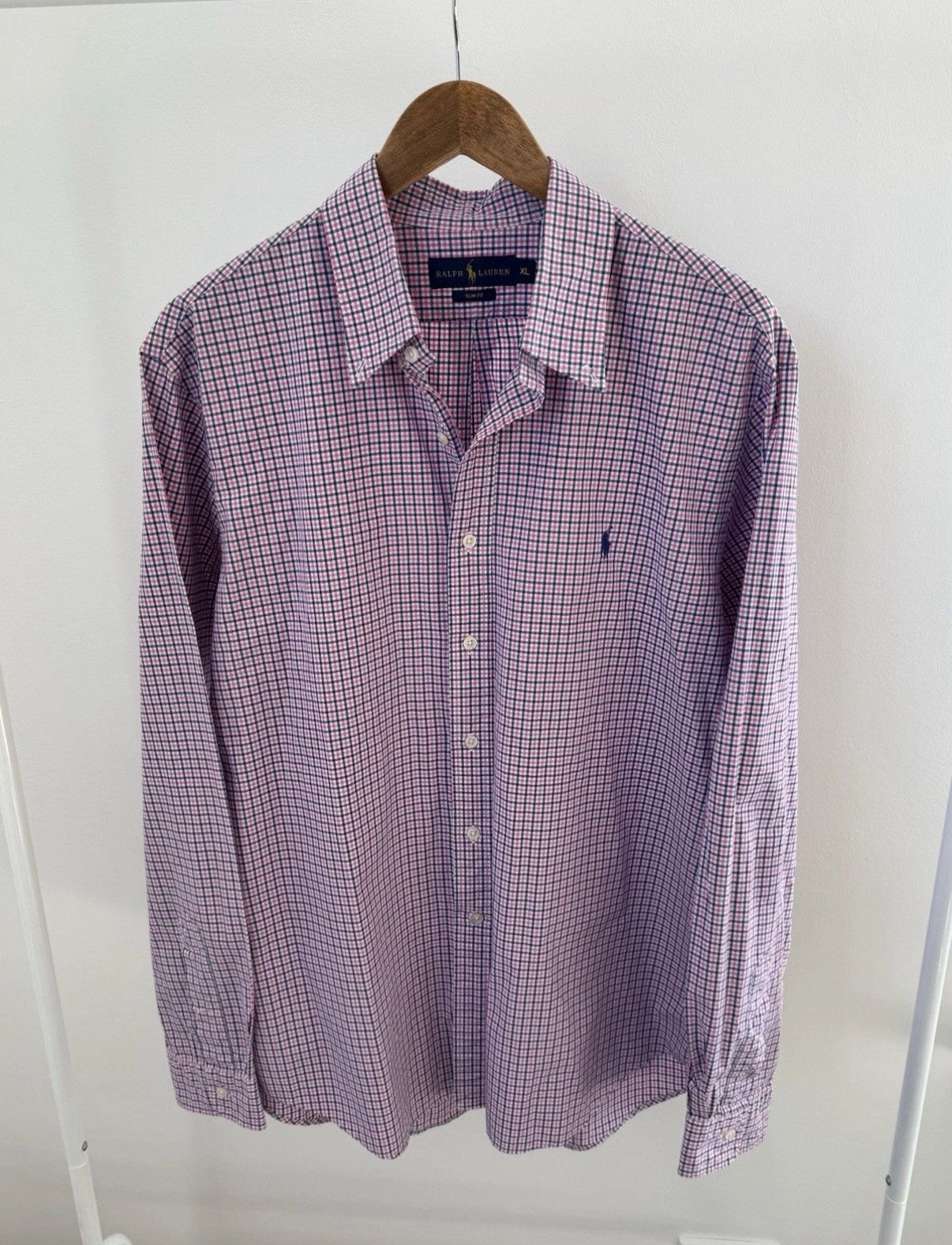 Polo Ralph Lauren Ralph Lauren Checked Pink Button Up Shirt Men’s Size xl Size US XL / EU 56 / 4 - 2 Thumbnail