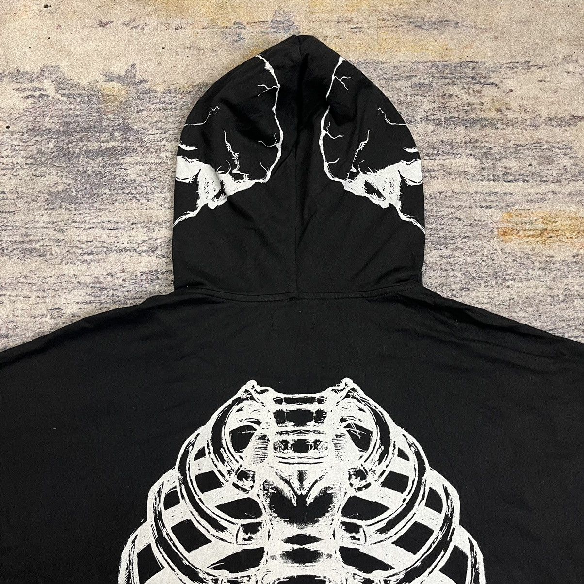 If Six Was Nine × Japanese Brand × Le Grande Bleu (L.G.B.) Y2k Rare Glad News skeleton zip hooodie Size US L / EU 52-54 / 3 - 9 Thumbnail