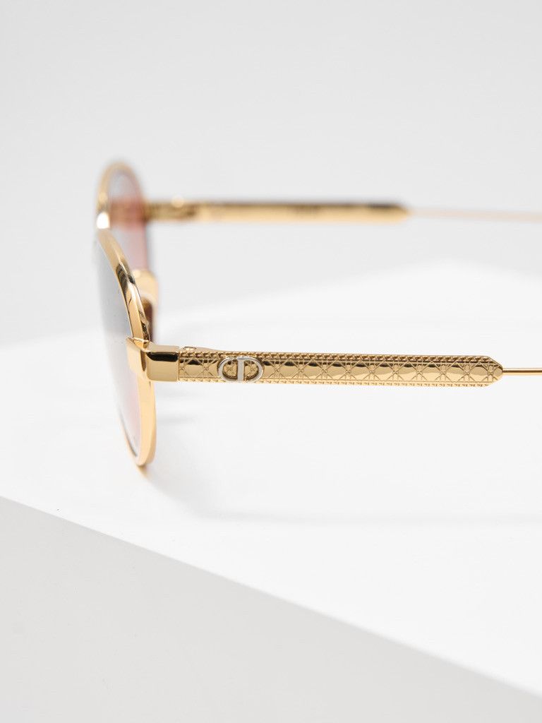 Dior Dior DiorCannage R1U Gradient Pink Oval Sunglasses Size ONE SIZE - 7 Thumbnail