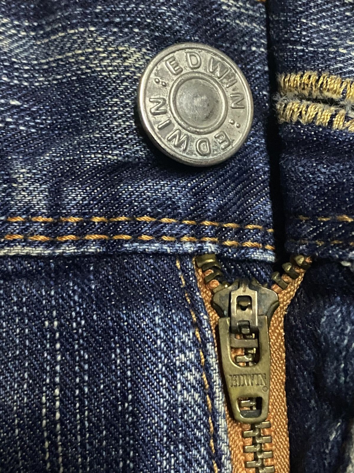Junya Watanabe Vintage Edwin XV Buckle Back Wide Leg Baggy Bootcut Jeans Size US 36 / EU 52 - 12 Thumbnail