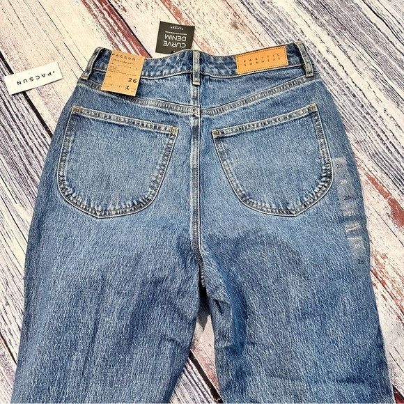 Pacsun NWT Pacsun Curve Straight Distressed Jeans Size 26" / US 2 / IT 38 - 6 Thumbnail