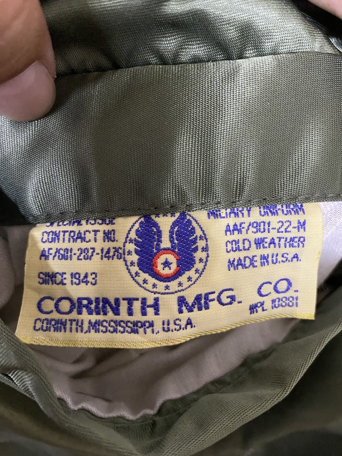 Vintage Corinth Mfg MA-1 Vintage Flight Reversible Bomber Jacket Size US L / EU 52-54 / 3 - 11 Thumbnail