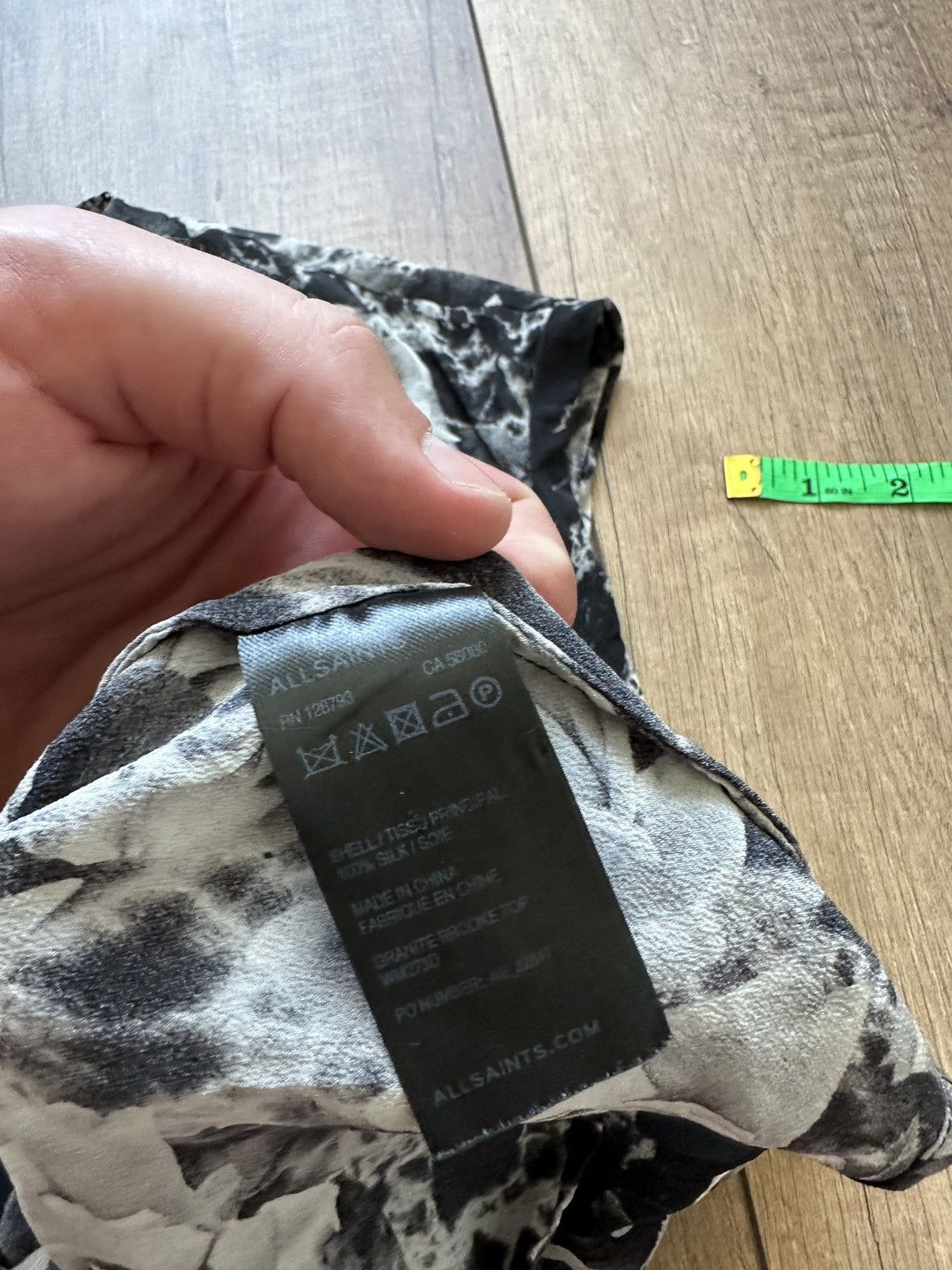 Allsaints Blouse Allsaints Silk Printed in Italy size 12 UK Size M / US 6-8 / IT 42-44 - 7 Thumbnail