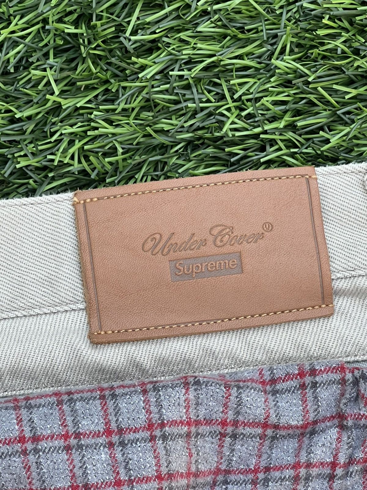 Supreme × Undercover Supreme Undercover flannel layered jeans chino Size US 32 / EU 48 - 4 Thumbnail