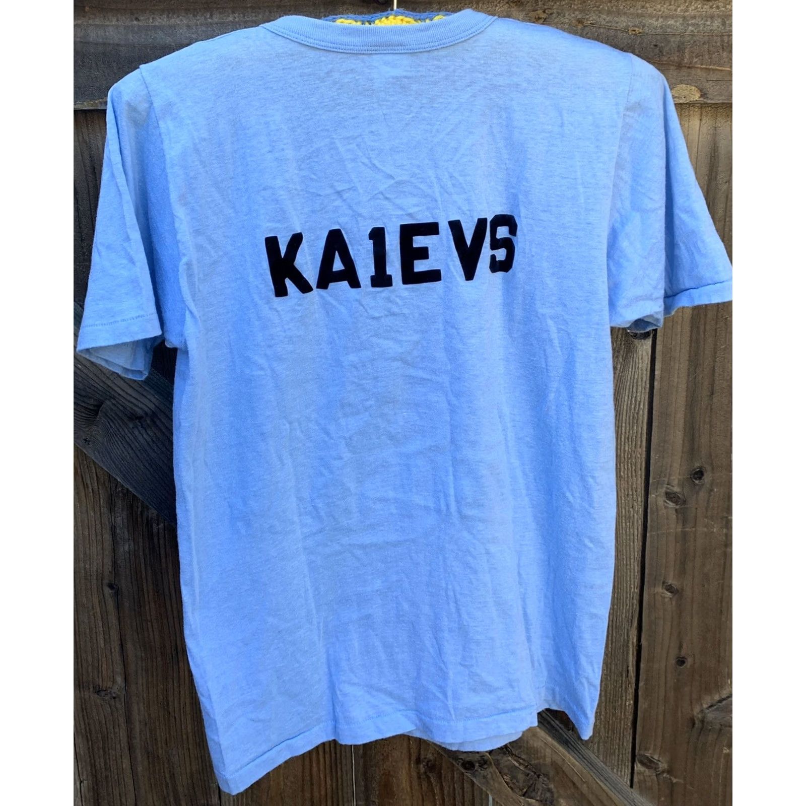 Vintage VINTAGE MIT UHF Repeater Association W1XM R T Shirt KA1EVS Size M Medium Blue Graphic Tee Mens 1980s Size US M / EU 48-50 / 2 - 4 Thumbnail